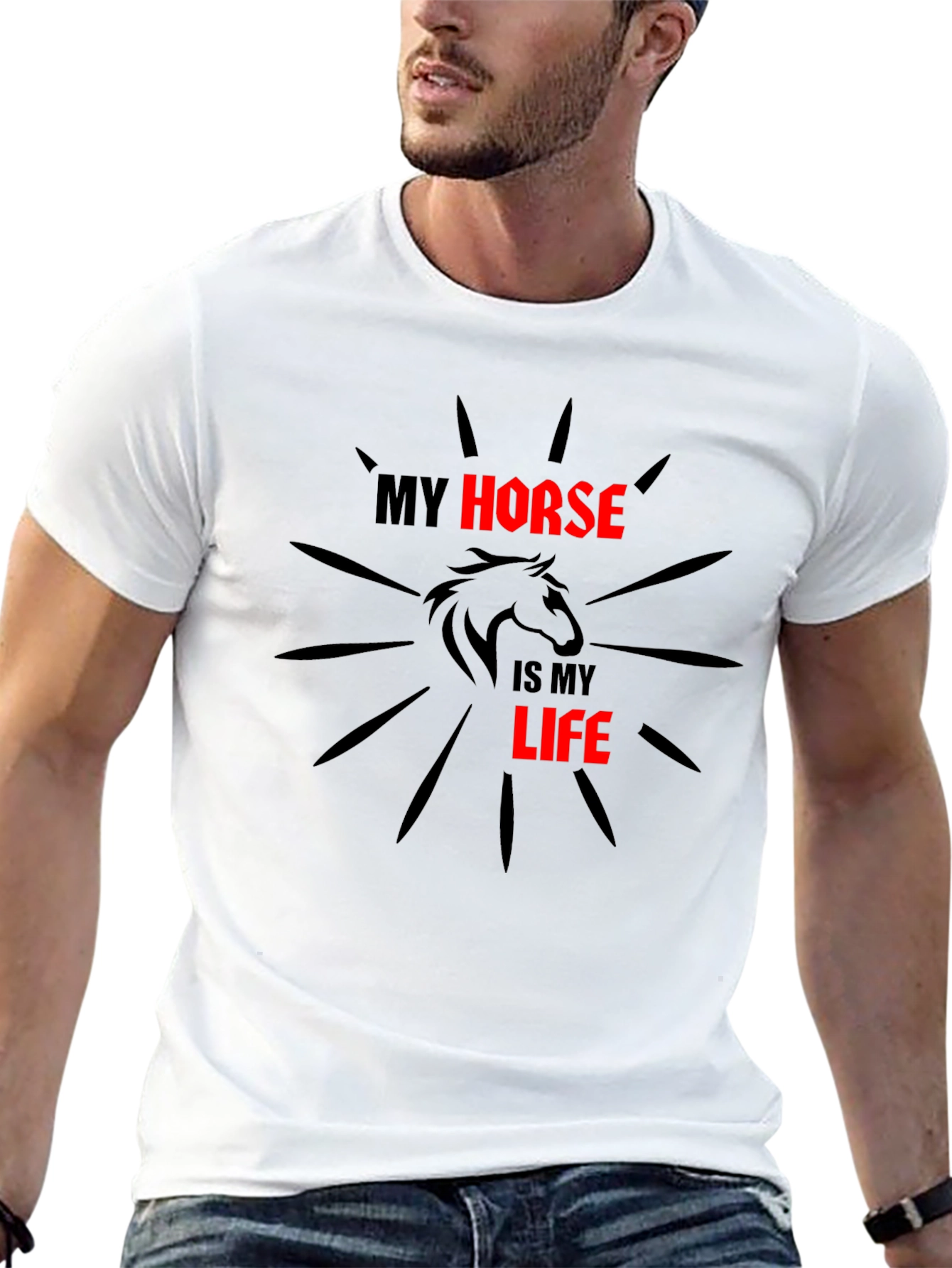 My Horse Is My Life - Graphic T-Shirt