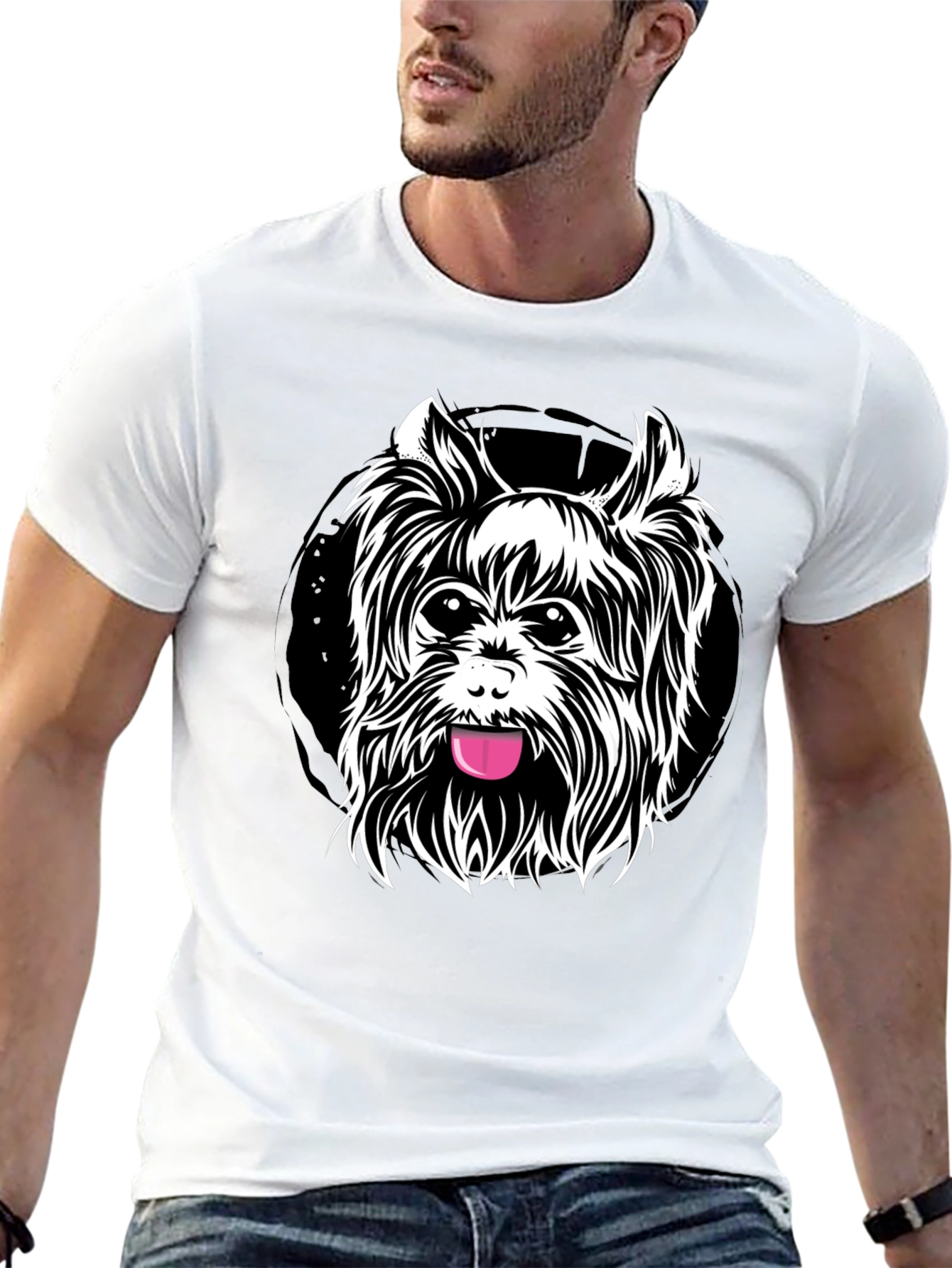 Dog Lovers Black T-Shirt