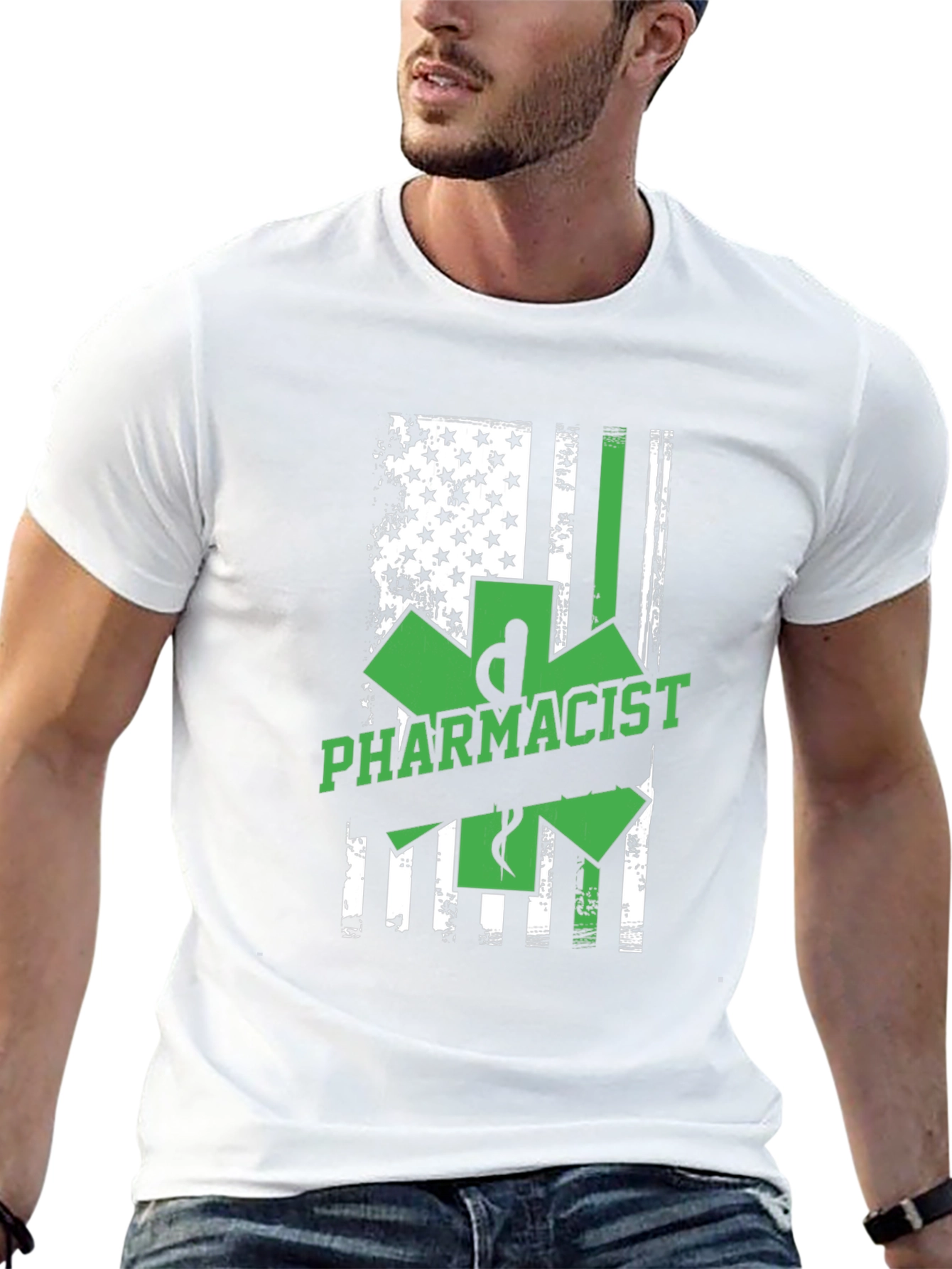 Pharmacist American Flag T-Shirt