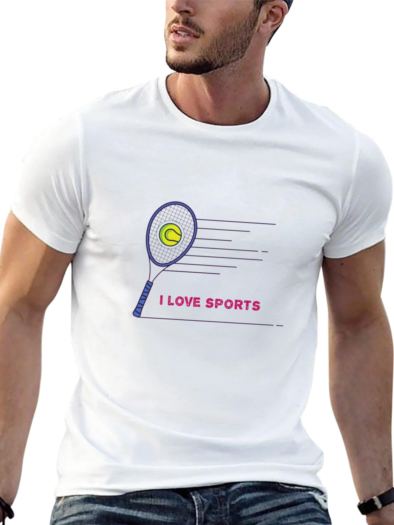 I Love Sports Graphic Tee