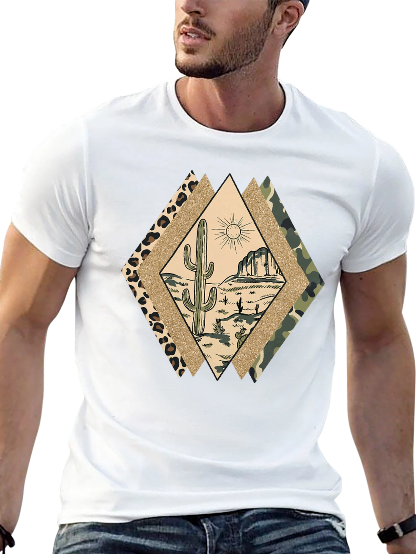 Desert Cactus Diamond T-Shirt