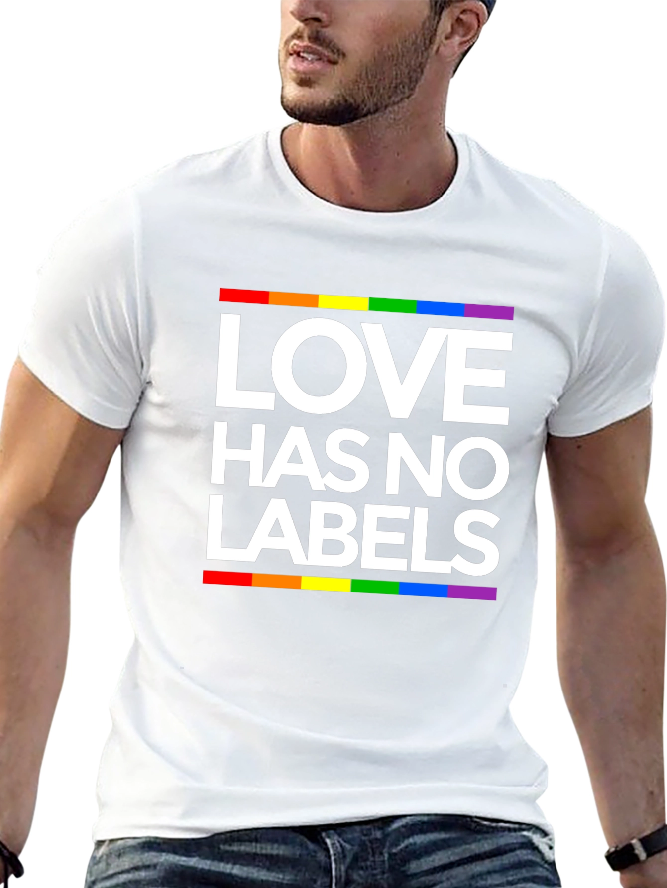 Love Has No Labels LGBTQ+ Pride T-Shirt
