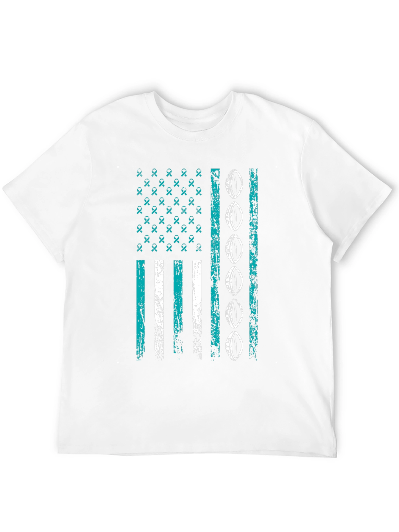 Awareness Ribbon Flag Graphic Tee