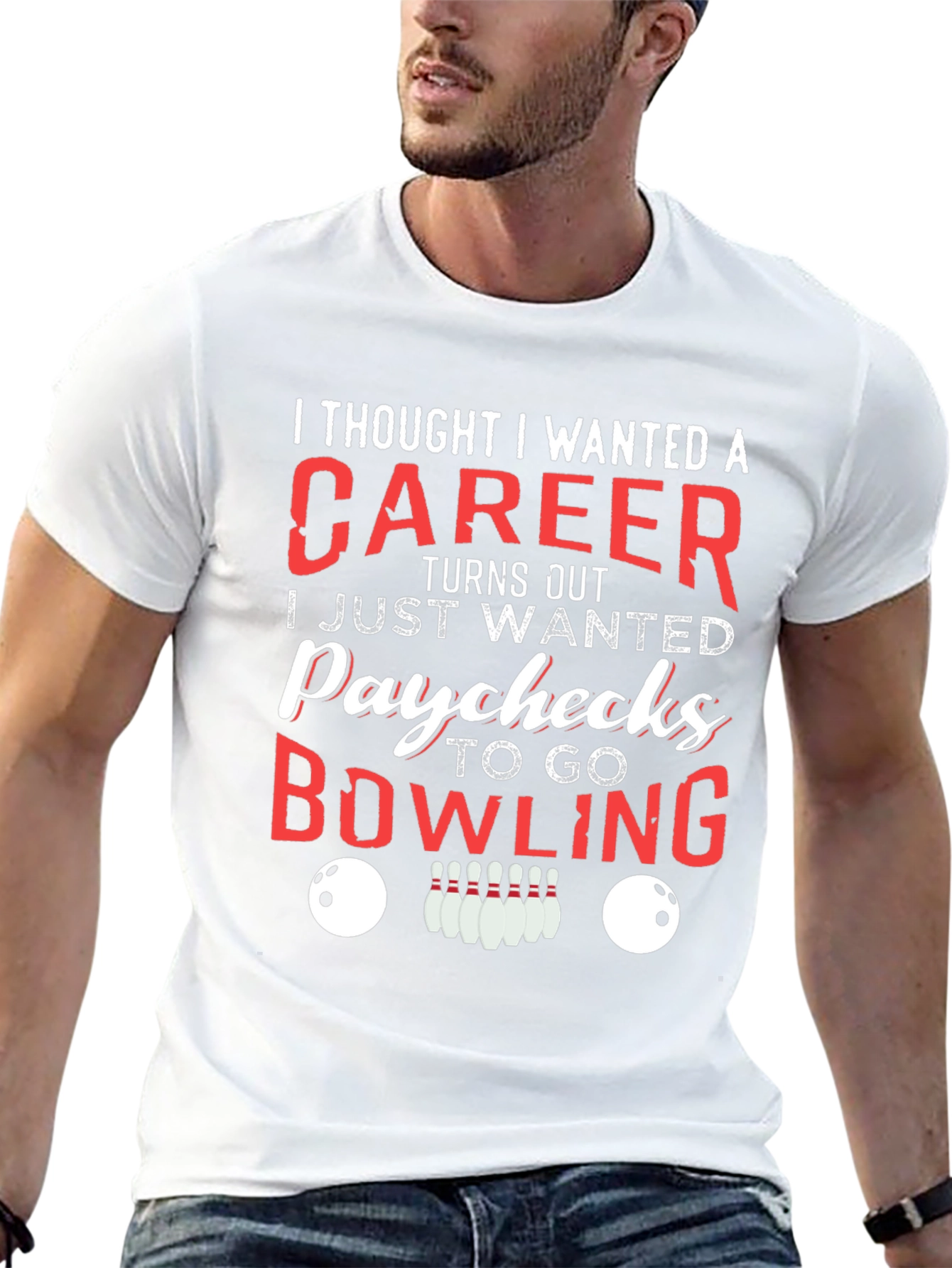 Bowling Career Funny T-Shirt