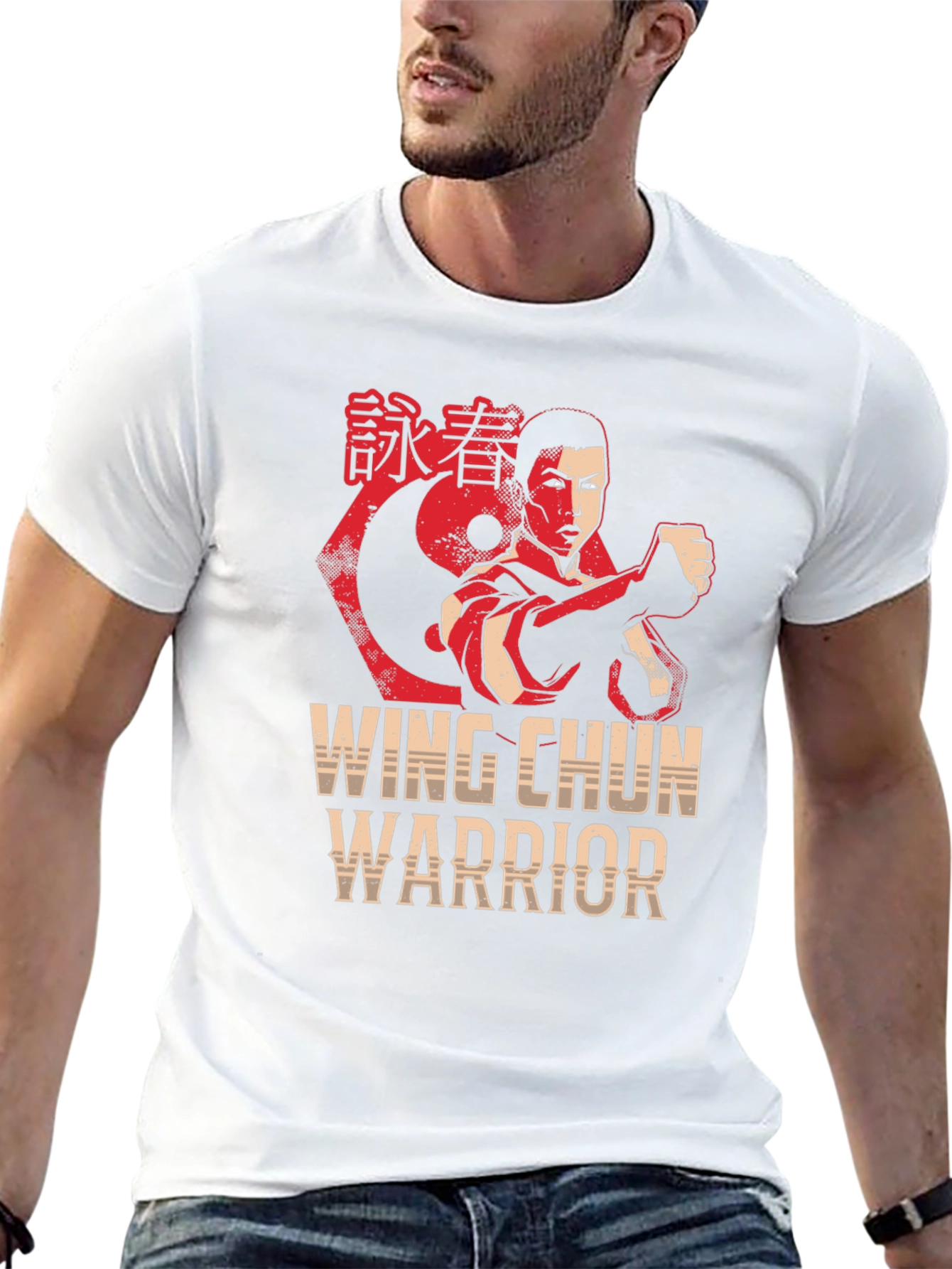 Wing Chun Warrior Graphic T-Shirt