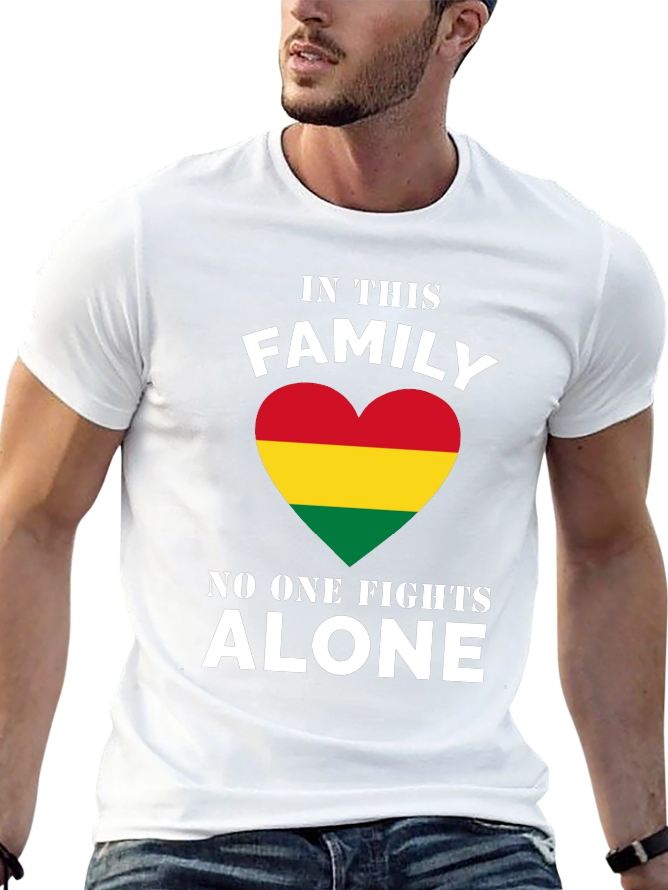 In This Family No One Fights Alone T-Shirt