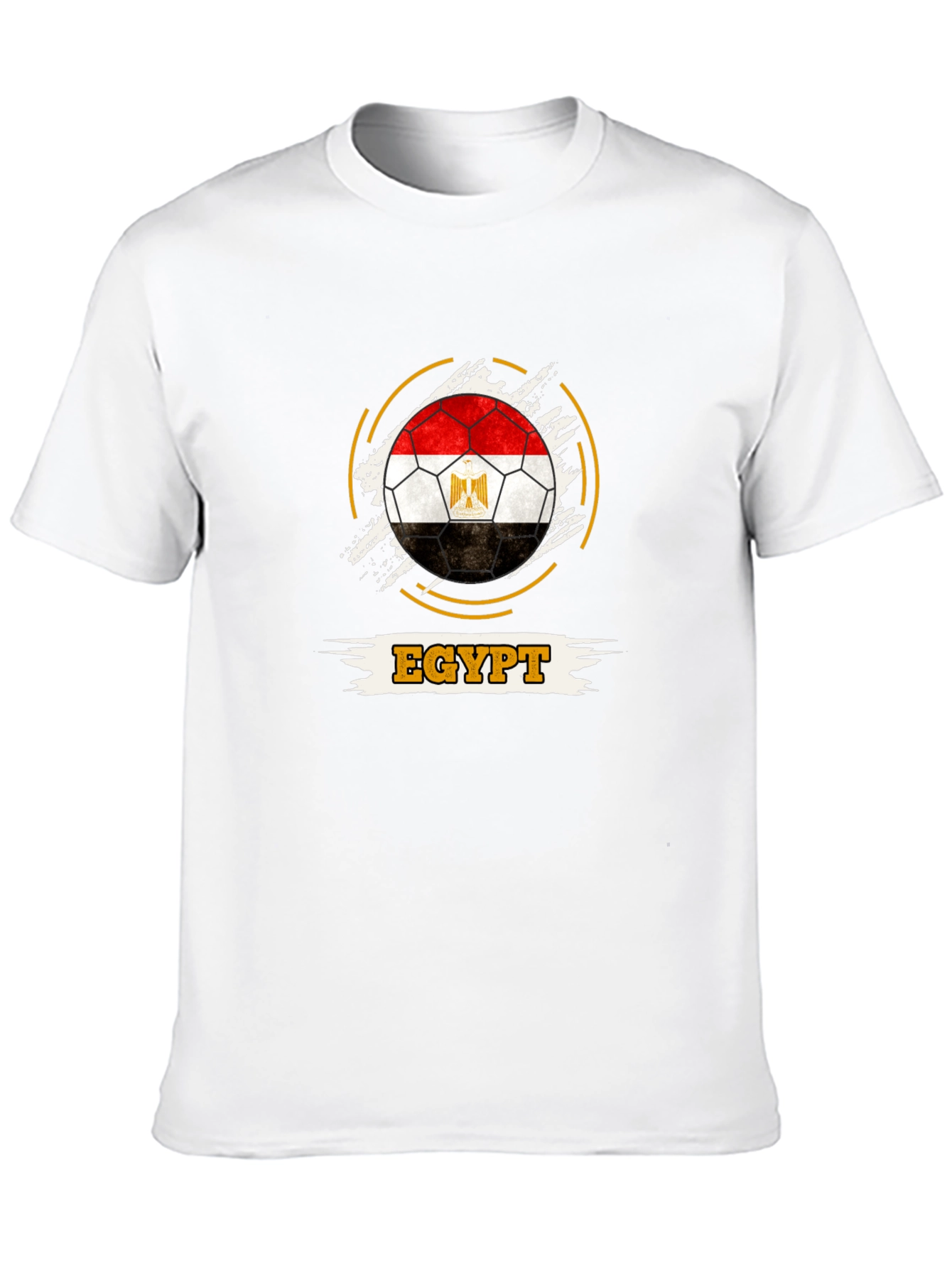 Egypt Soccer Ball Graphic T-Shirt