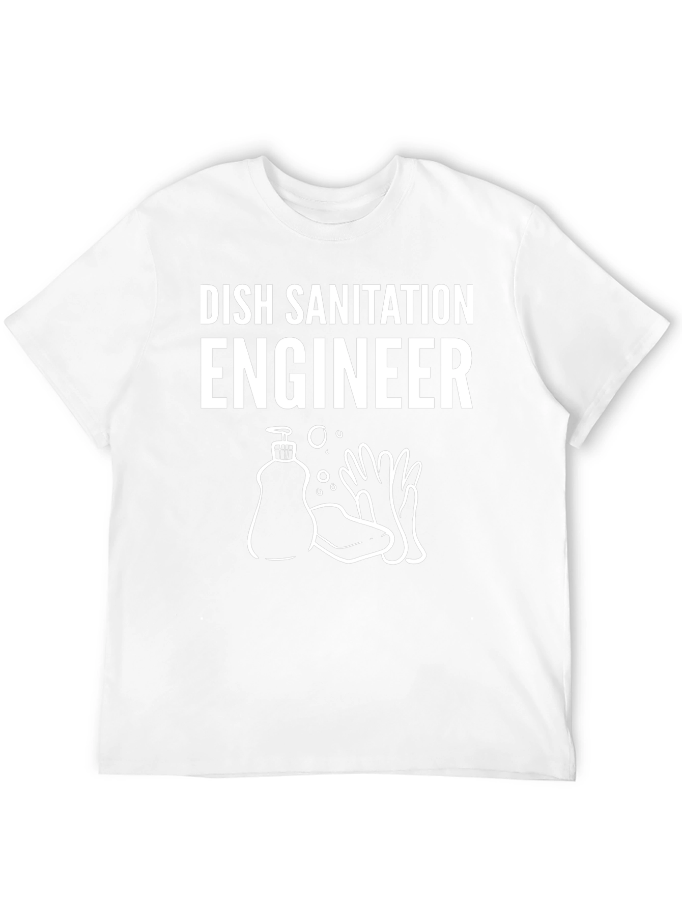 Dish Sanitation Engineer Funny T-Shirt