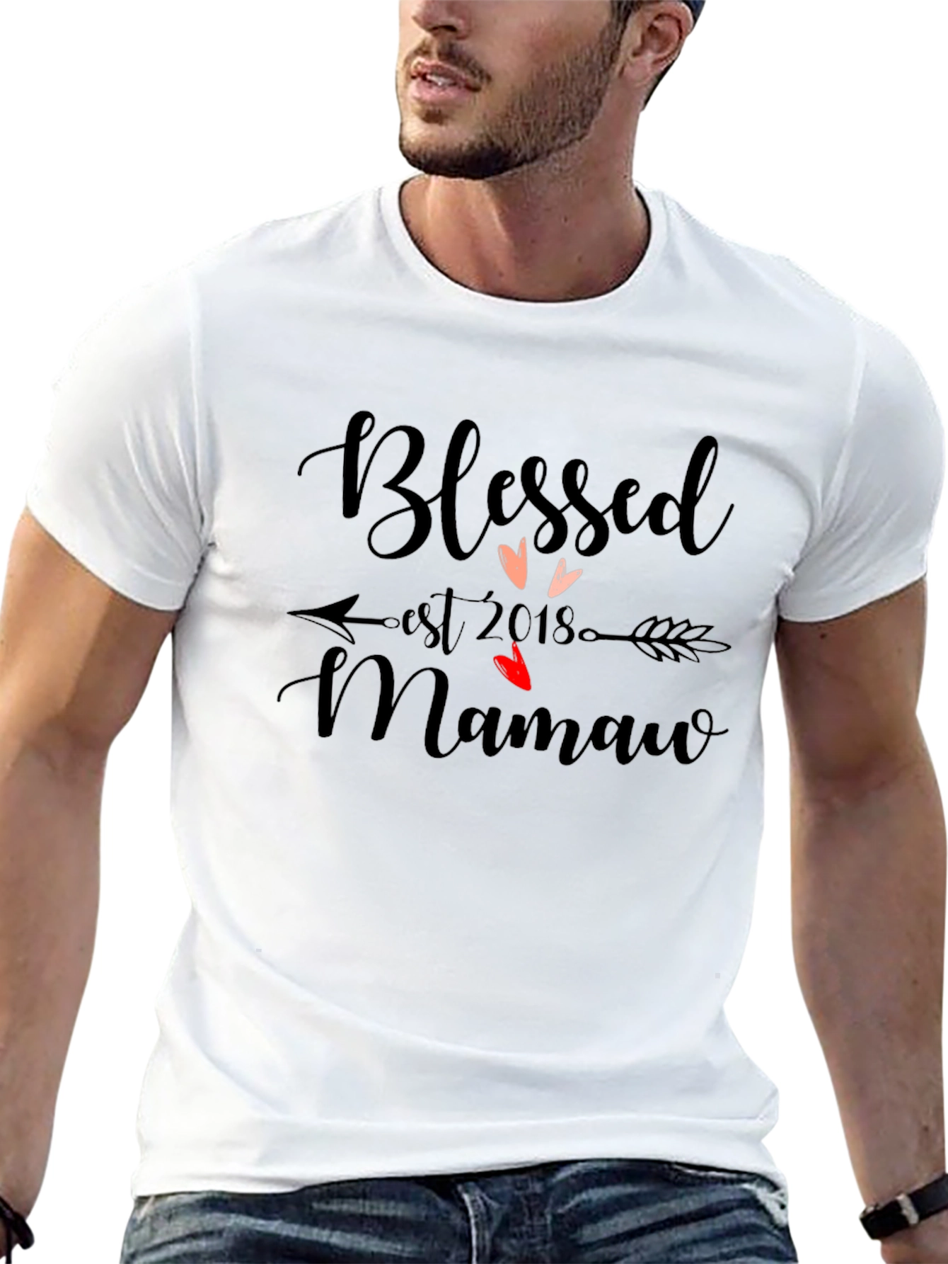 Blessed Mamaw Est 2018 T-Shirt