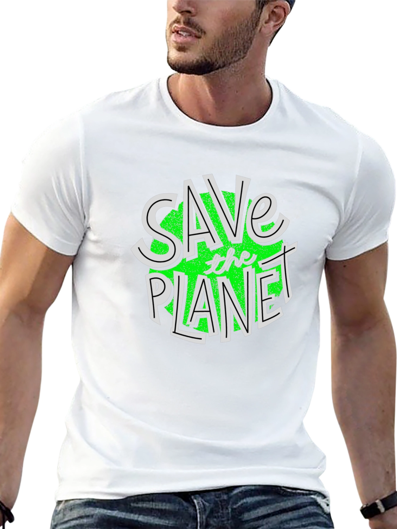Save the Planet Graphic Tee - Eco-Friendly Fashion