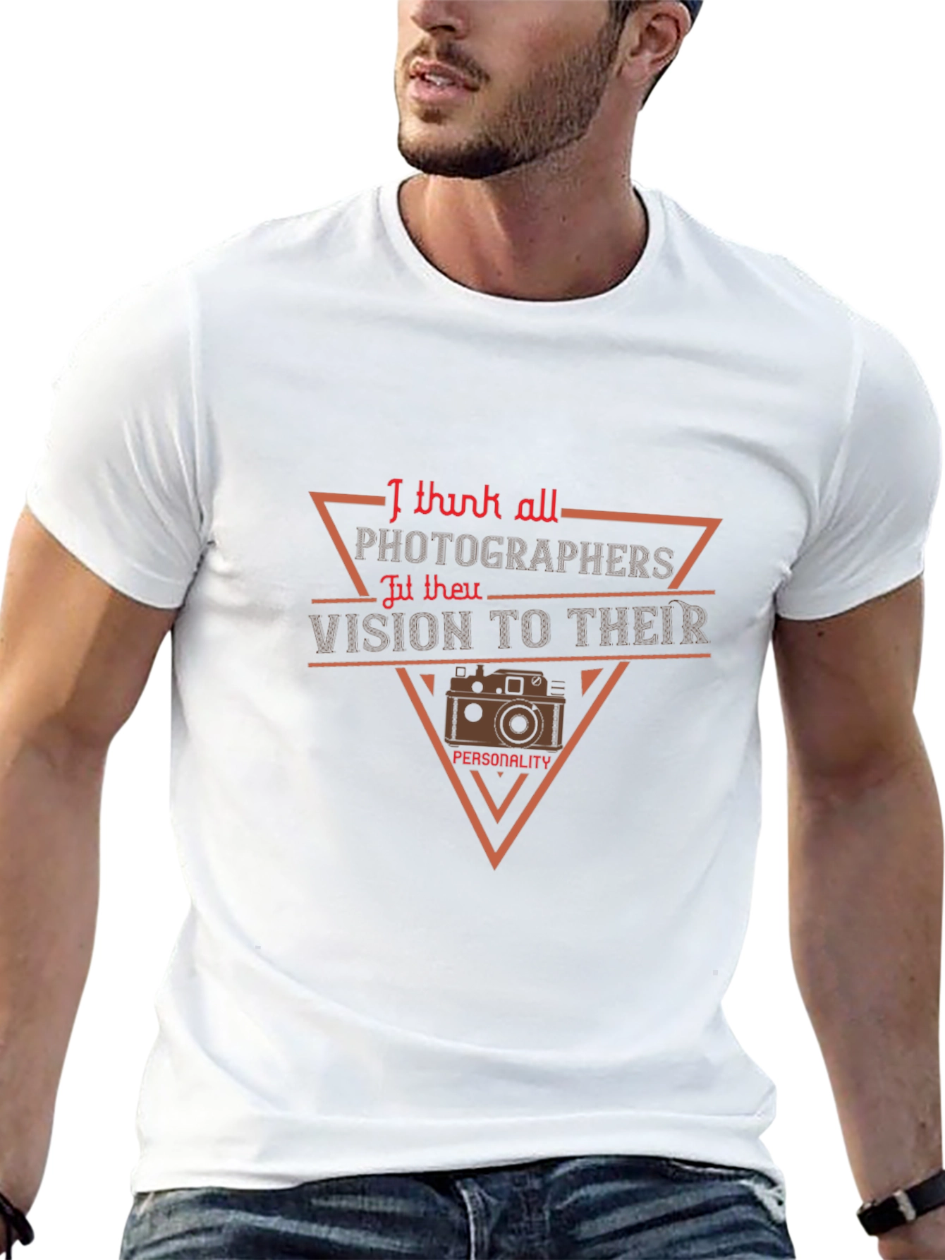 Photographer Vision T-Shirt - Black Graphic Tee