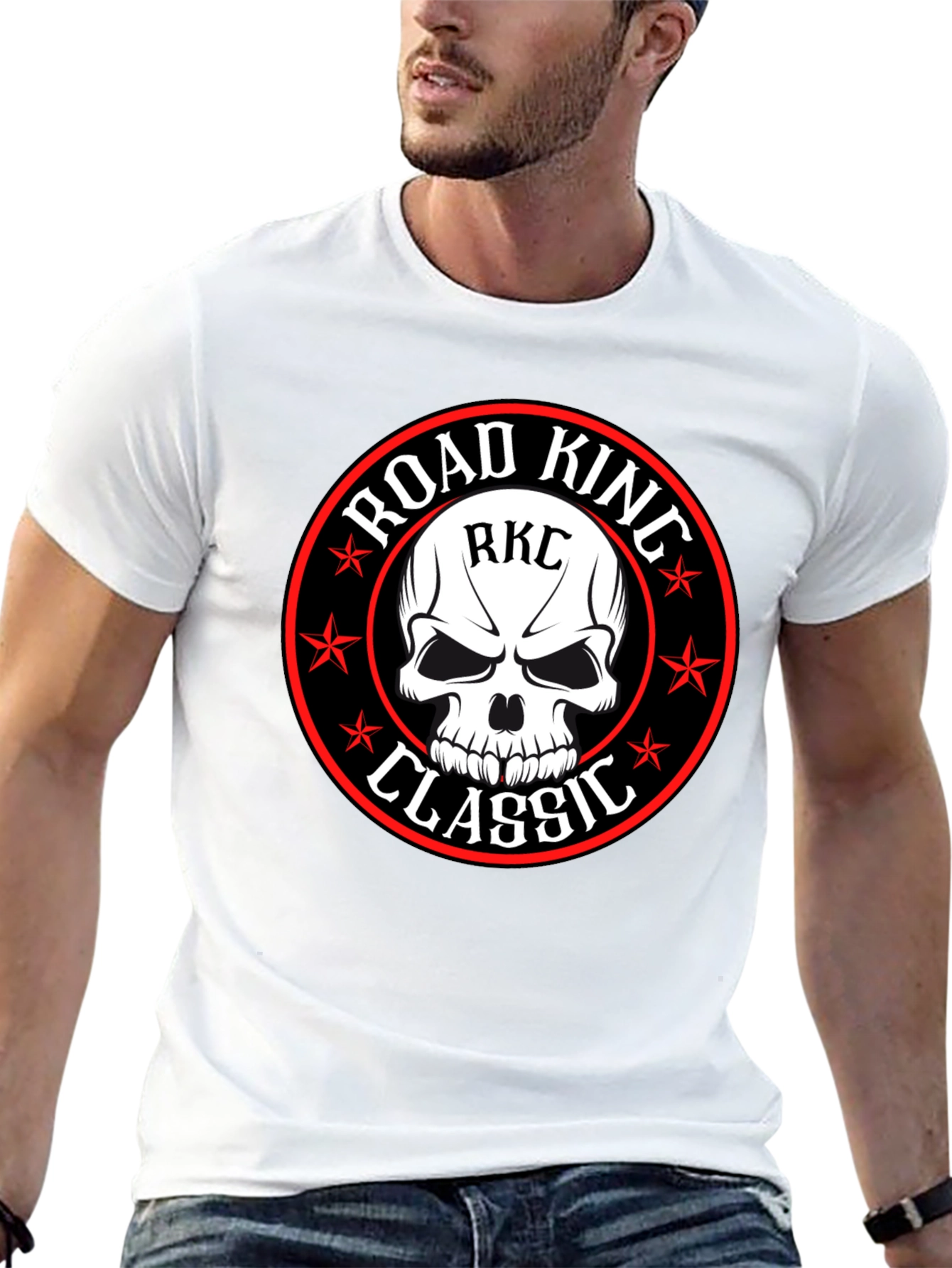 Road King Classic Skull T-Shirt - Black