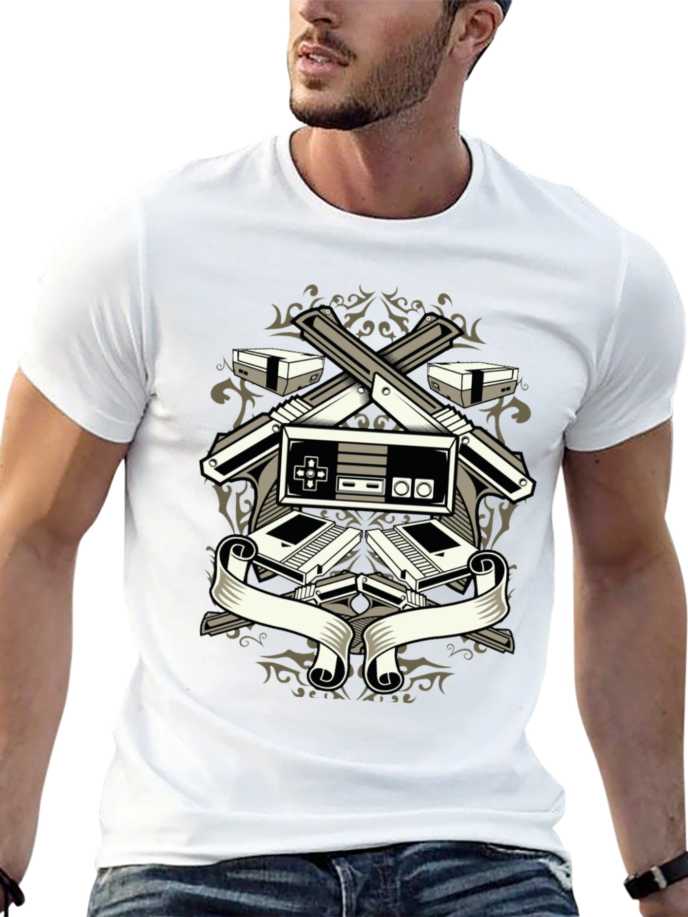 Retro Gaming T-Shirt - Classic Console Design