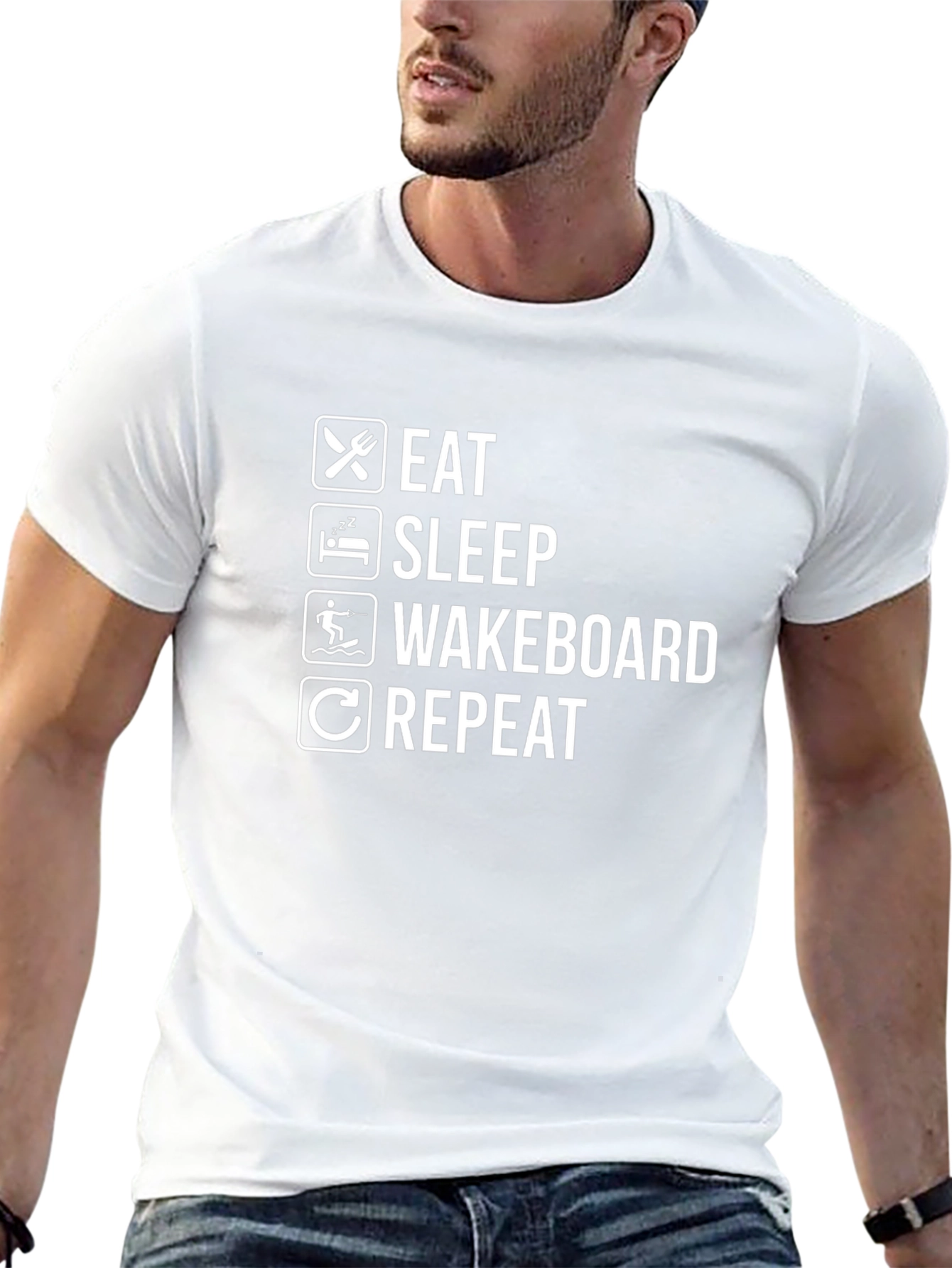 Eat Sleep Wakeboard Repeat T-Shirt