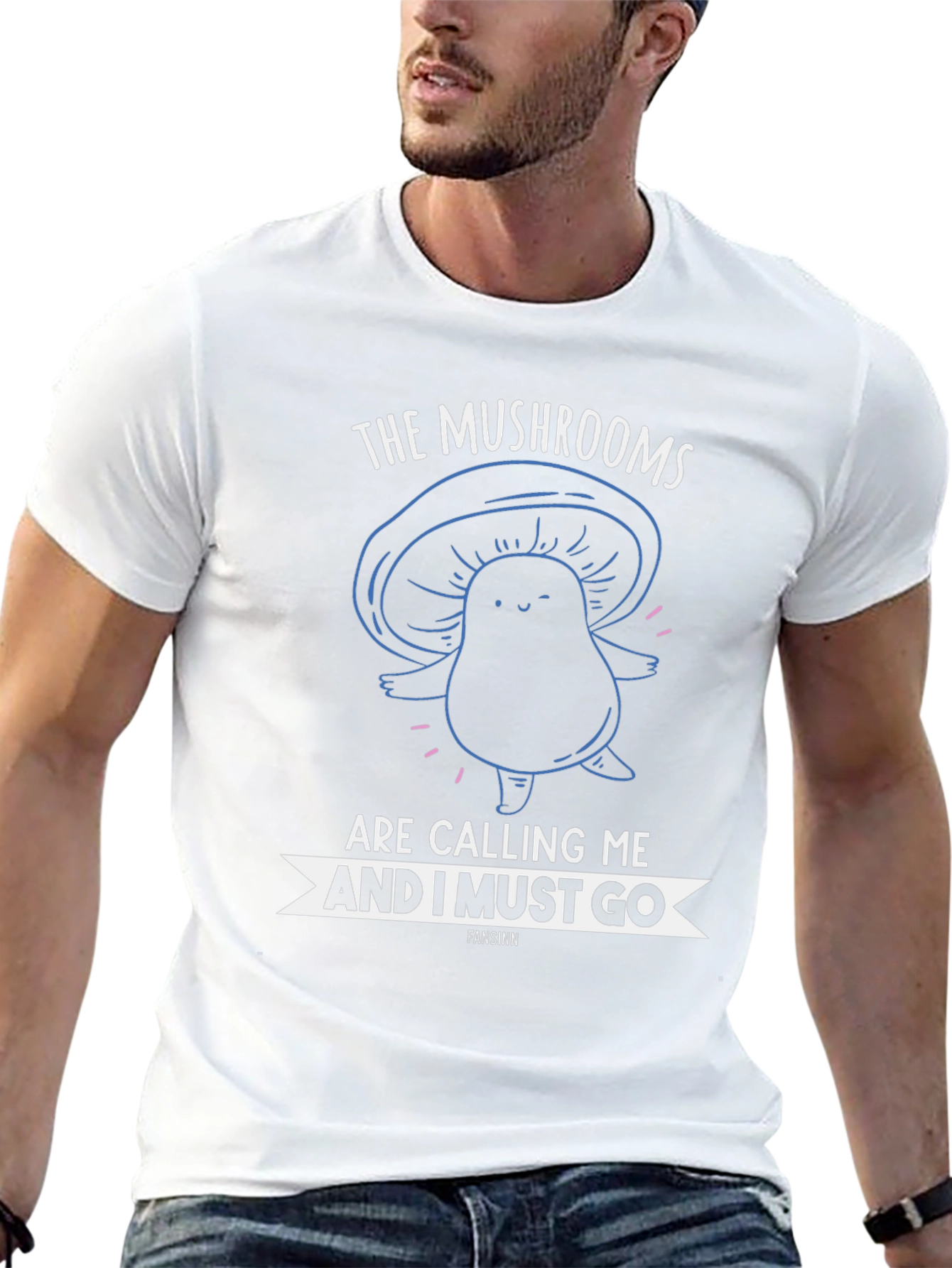 Mushroom Calling T-Shirt Funny Graphic Tee