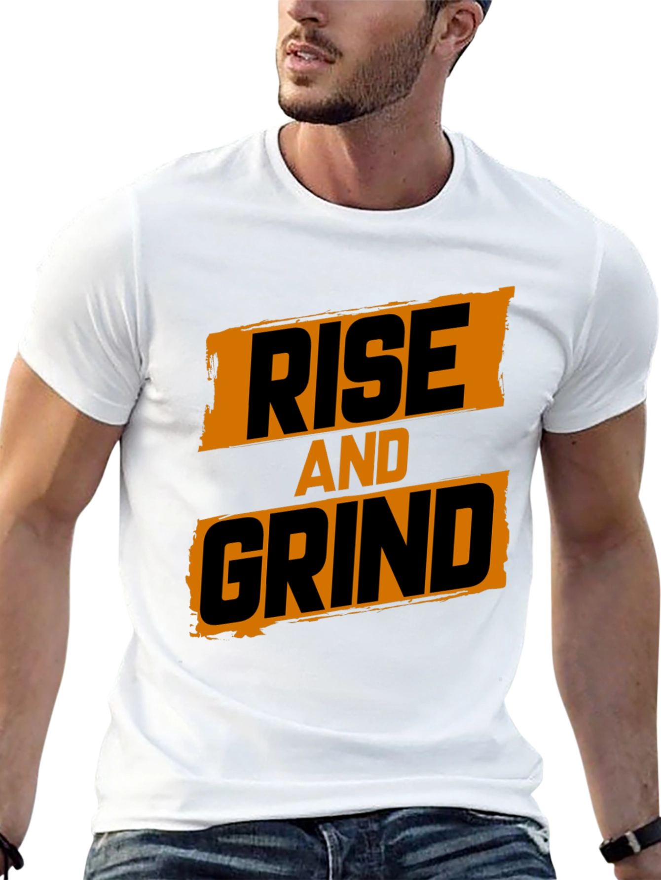 Rise and Grind Graphic Print T-Shirt