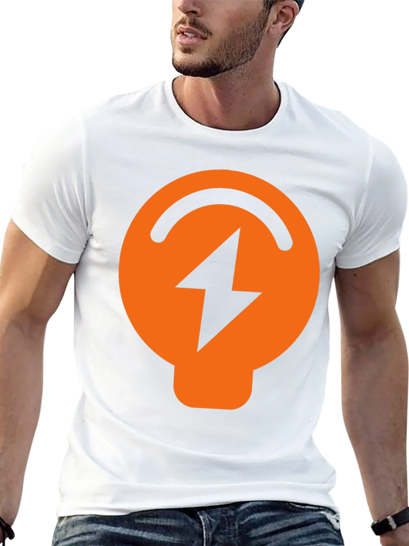 Electric Symbol Graphic Black T-Shirt