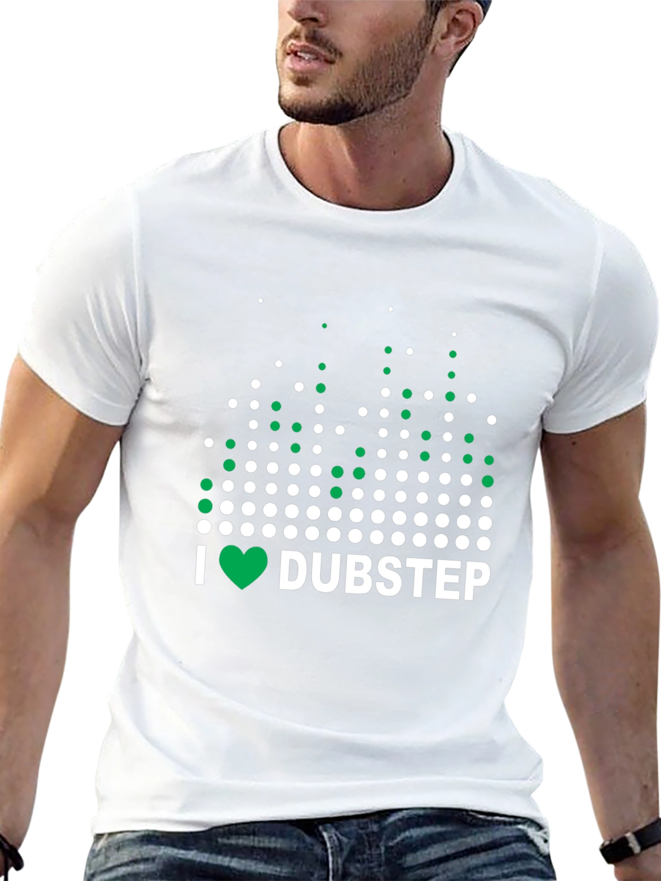I Heart Dubstep Black Graphic Tee