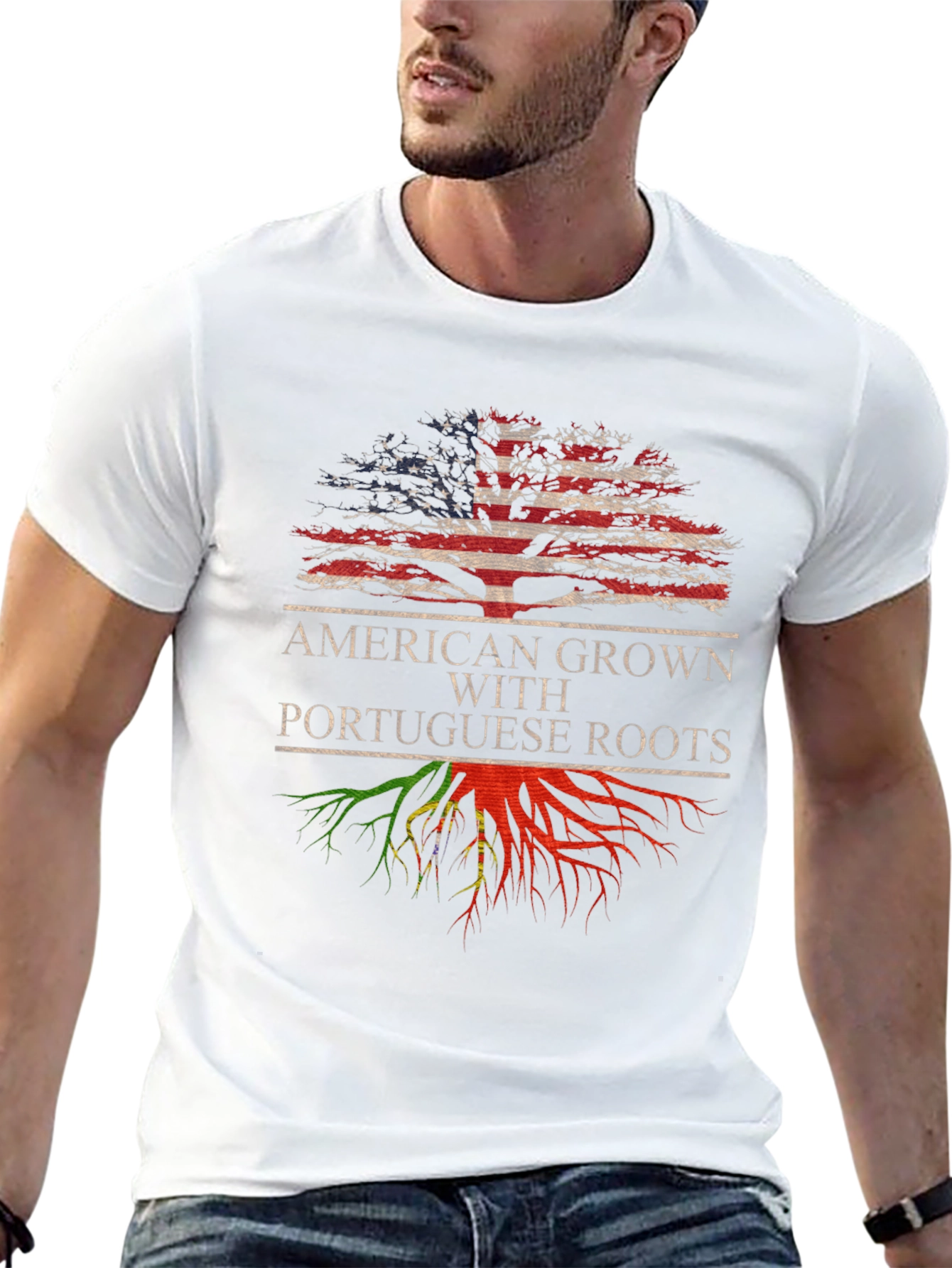 American Grown Portuguese Roots T-Shirt