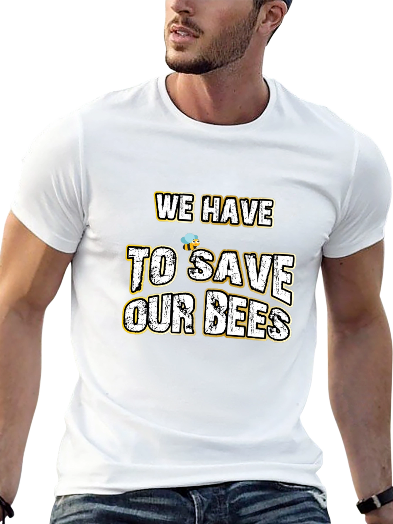 Save Our Bees Graphic Tee - Black