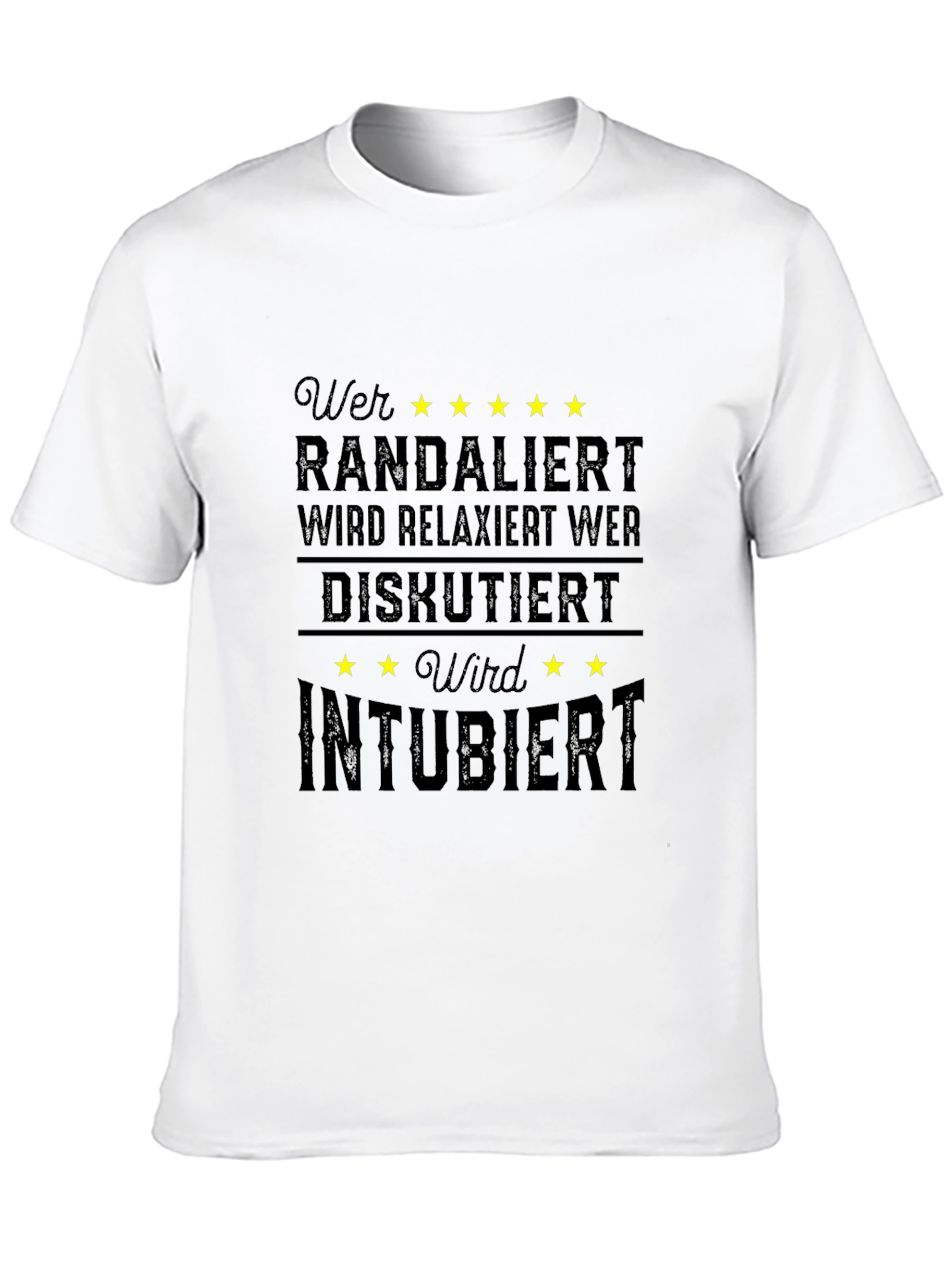 Funny Medical Humor T-Shirt - Relaxiert Intubiert