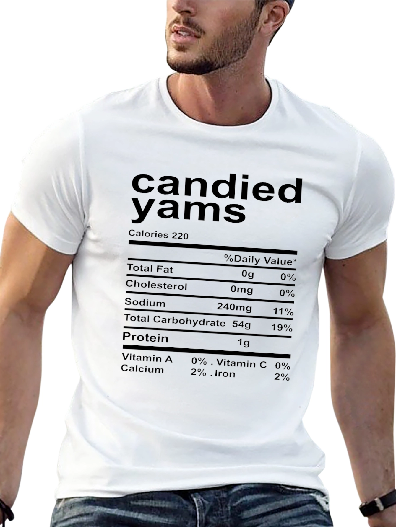 Candied Yams Nutrition Facts T-Shirt