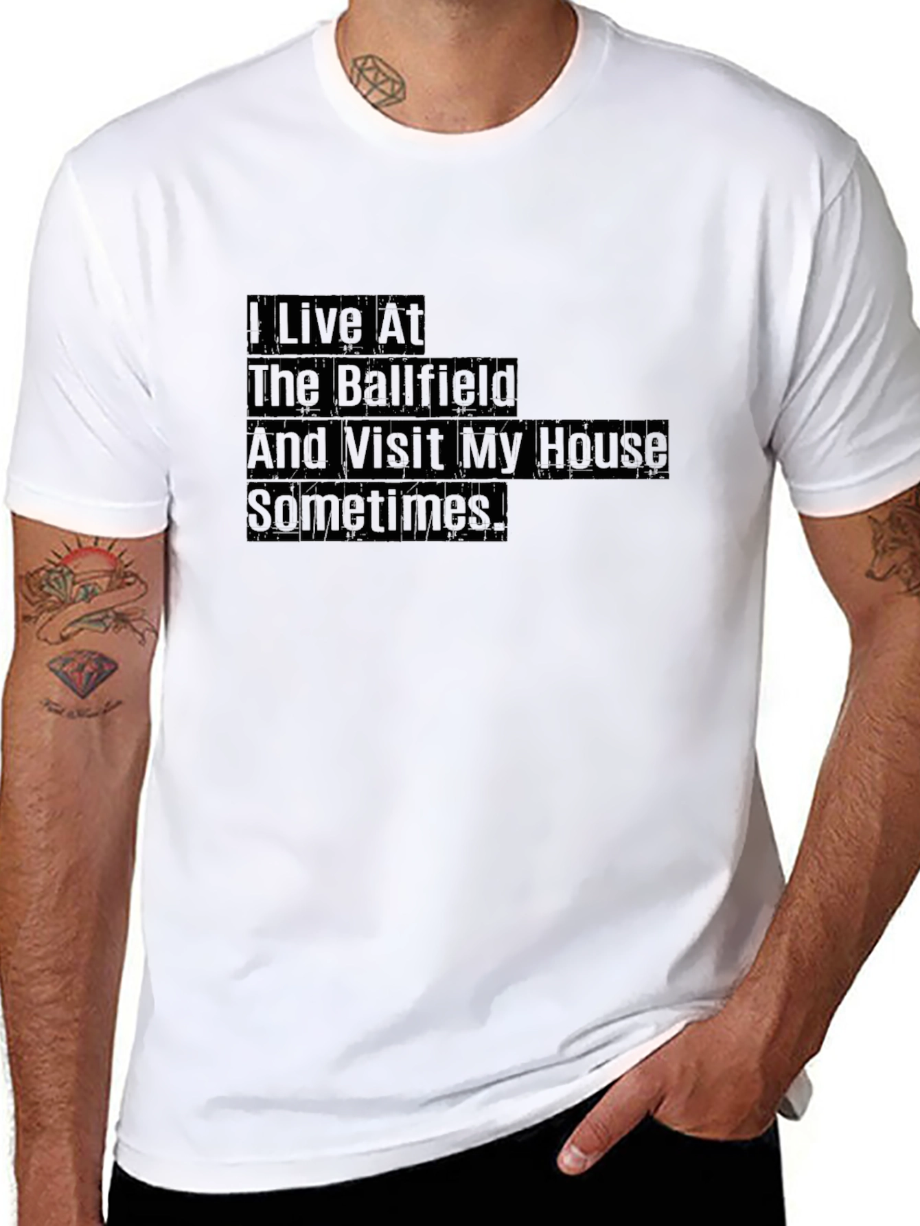 Ballfield Lover Tee - Baseball Fan T-Shirt