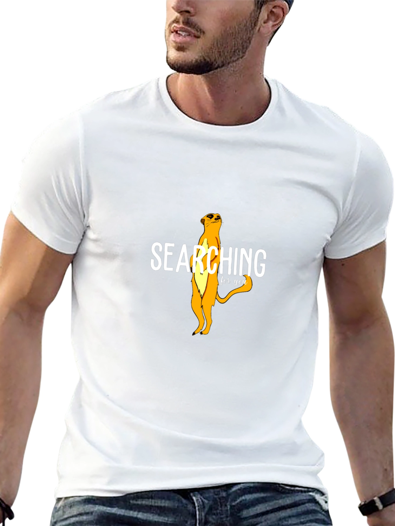 Searching For You Meerkat Graphic Tee