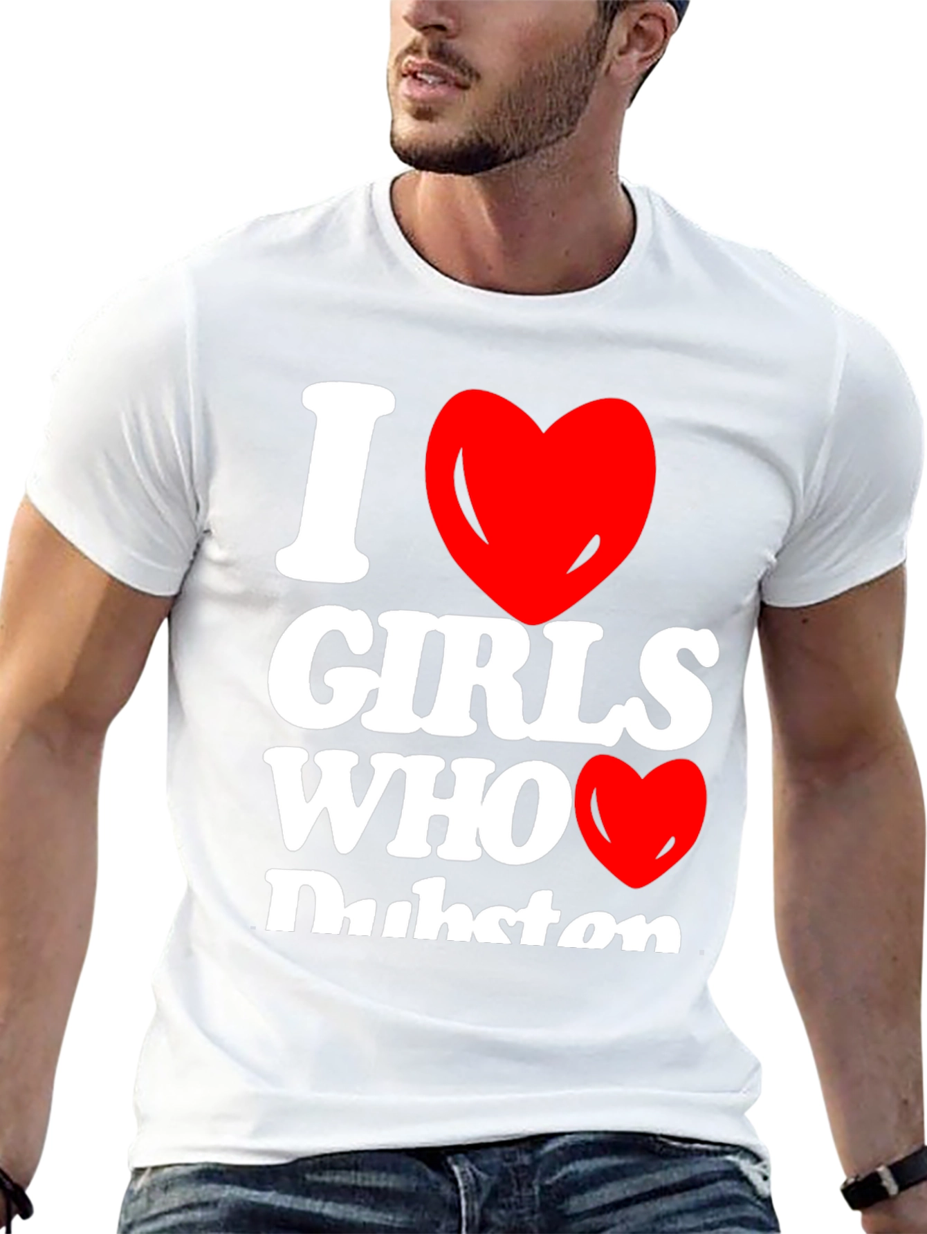 I Heart Girls Who Dubstep Graphic T-Shirt