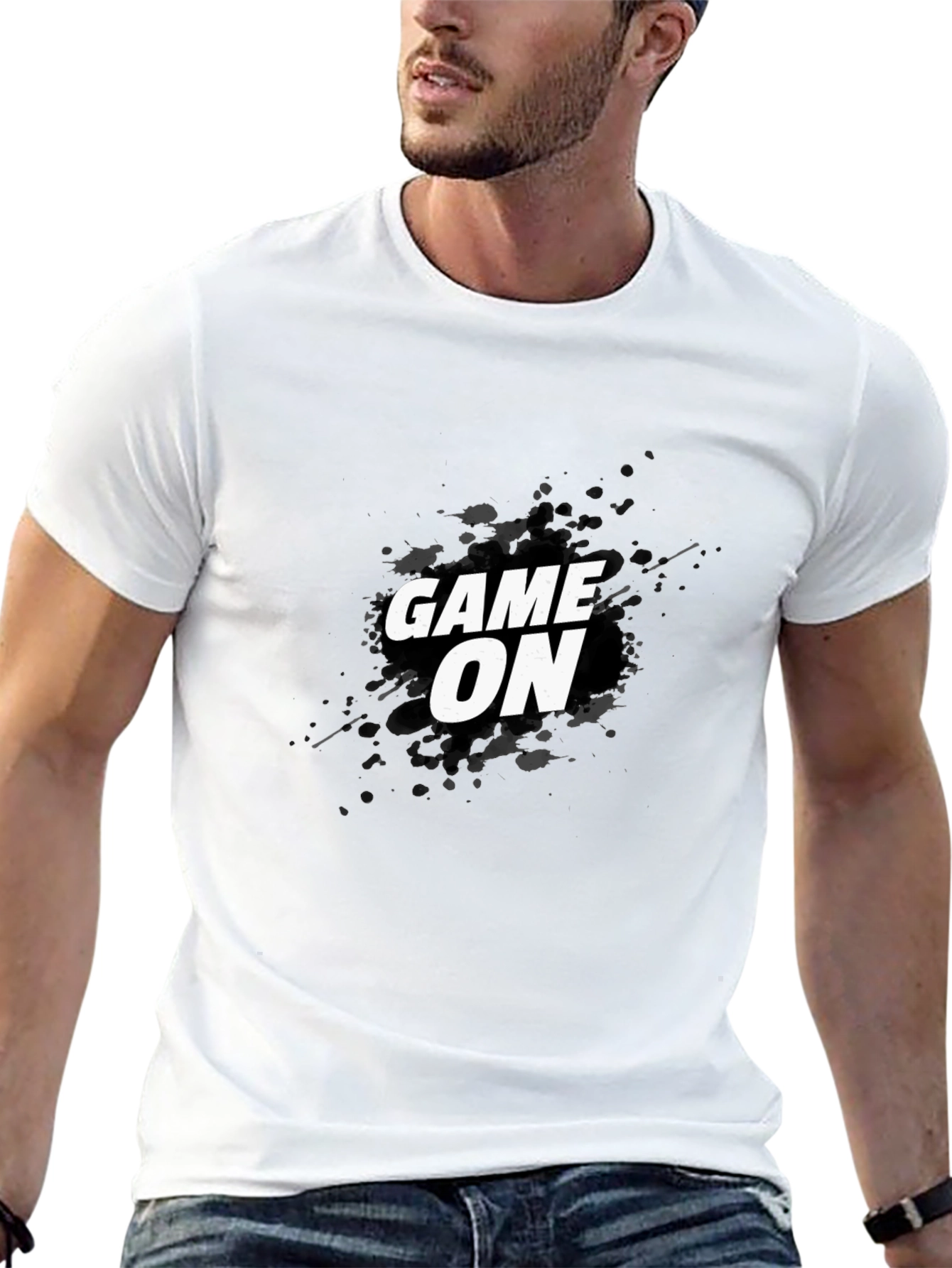 Game On Black T-Shirt