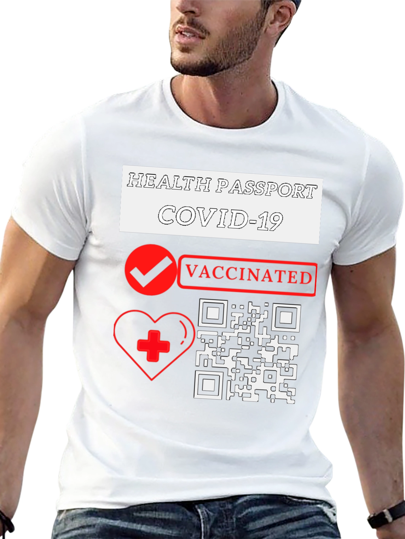 Health Passport COVID-19 Vaccinated T-Shirt