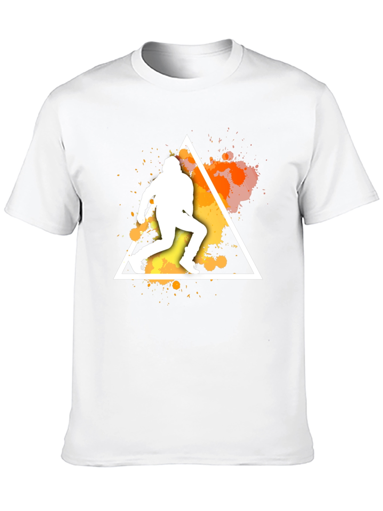 Runner Triangle Graphic T-Shirt - Mens Black Tee