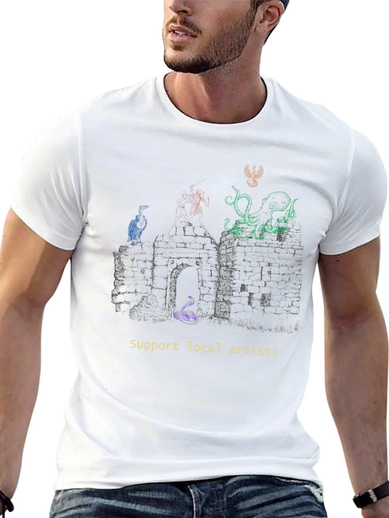 Support Local Artists Graphic T-Shirt