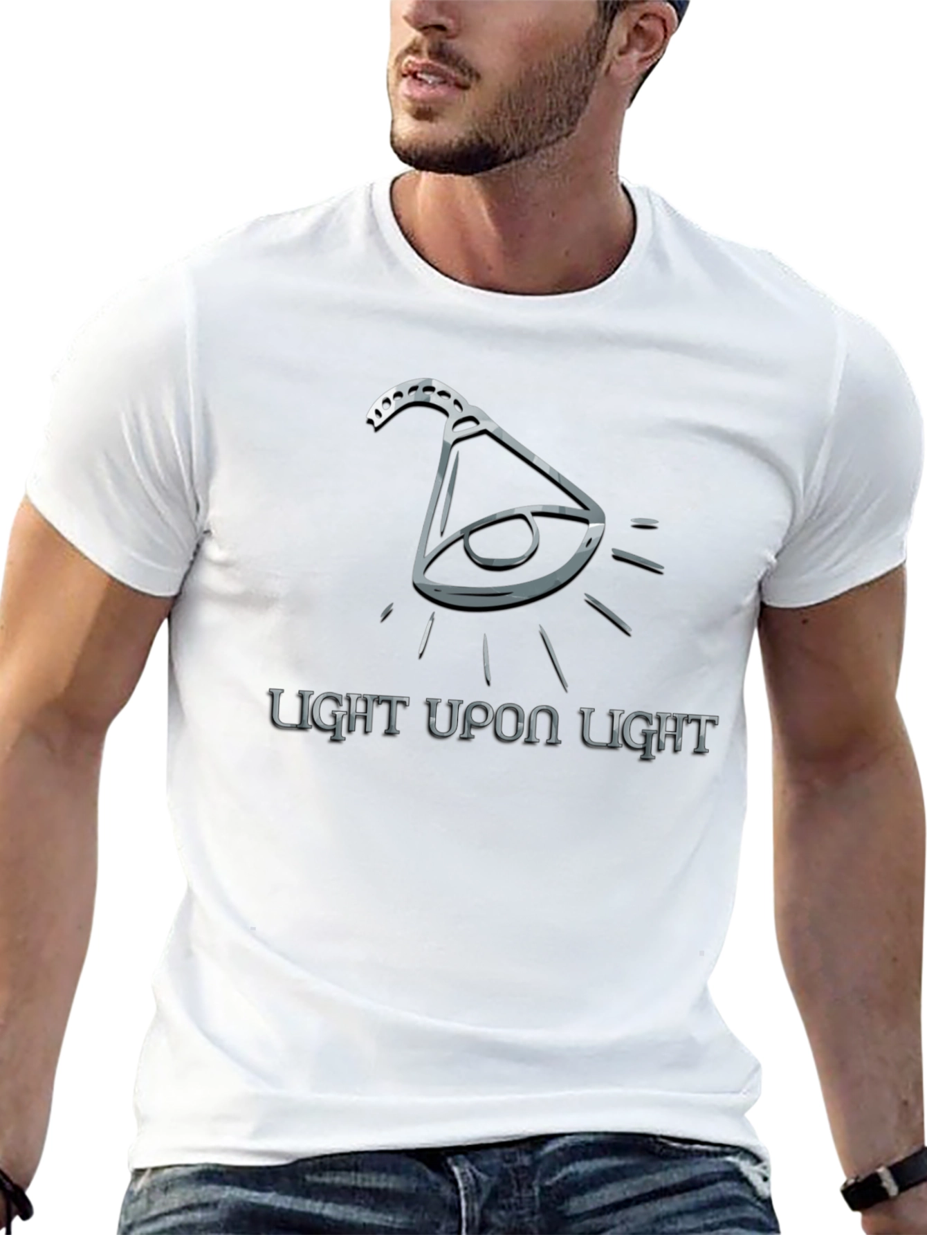 Light Upon Light Graphic Tee - Stylish Unisex Design