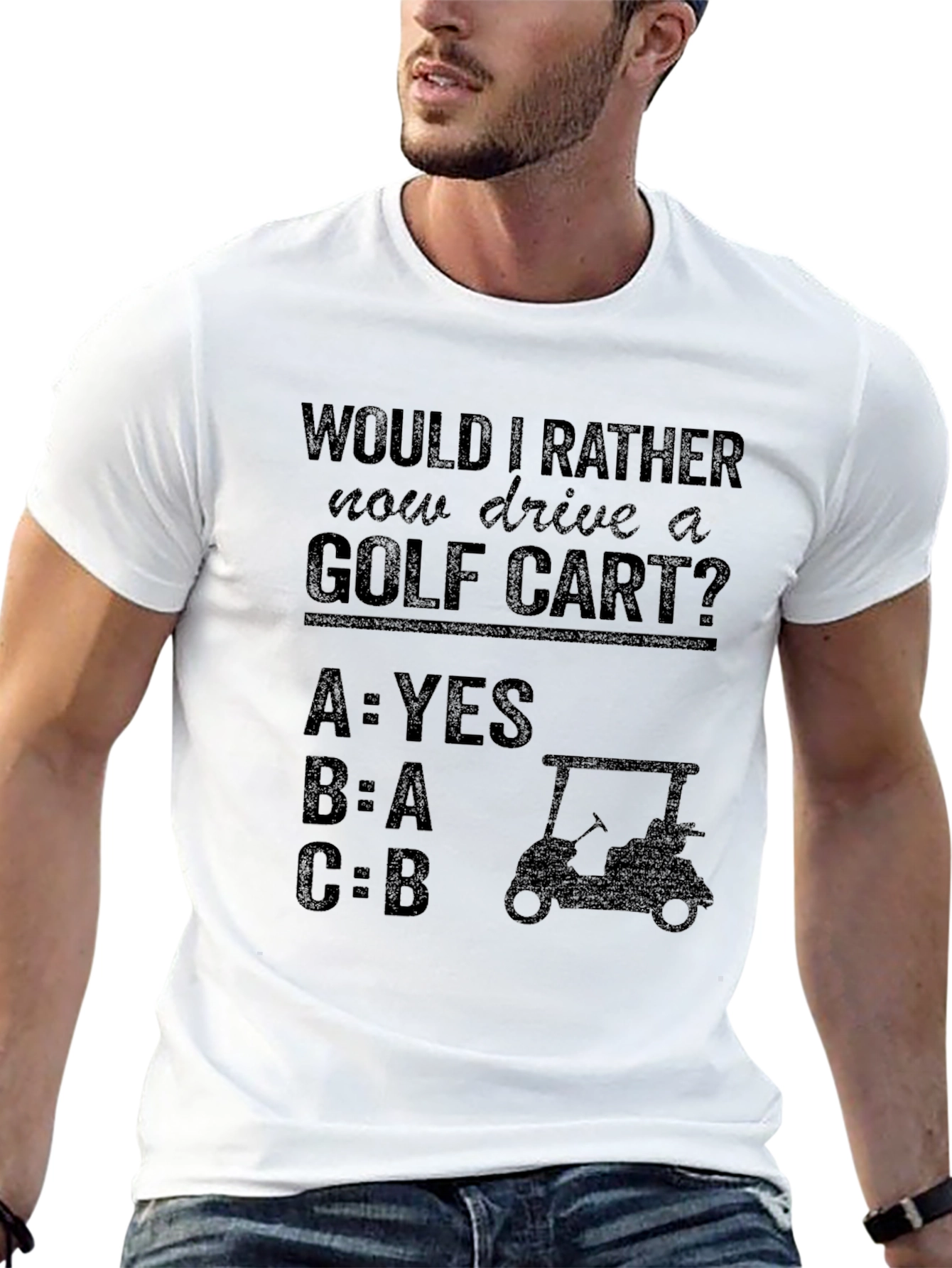 Golf Cart T-Shirt - Funny Golfing Tee