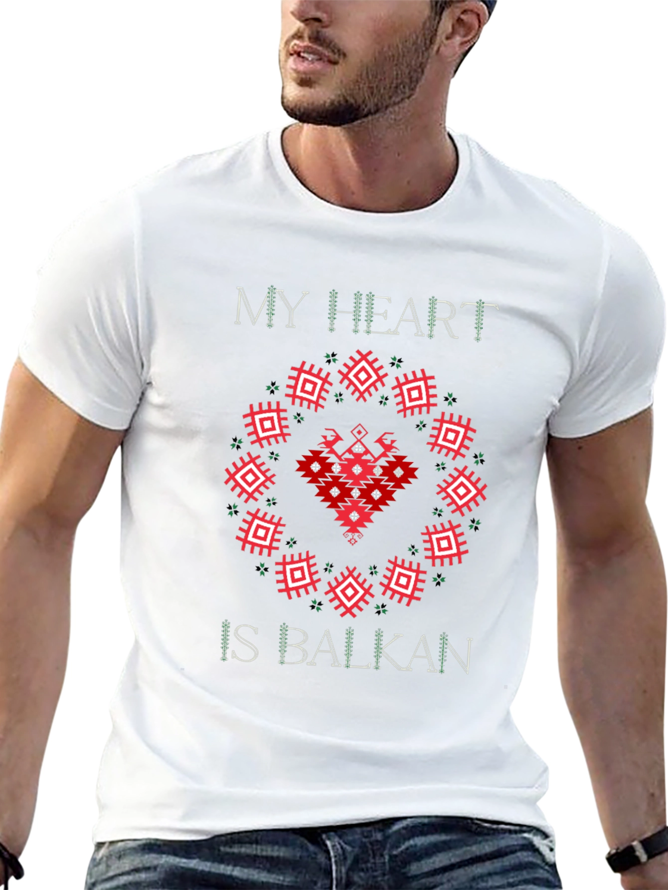 Balkan Heart T-Shirt - Cultural Pride Tee