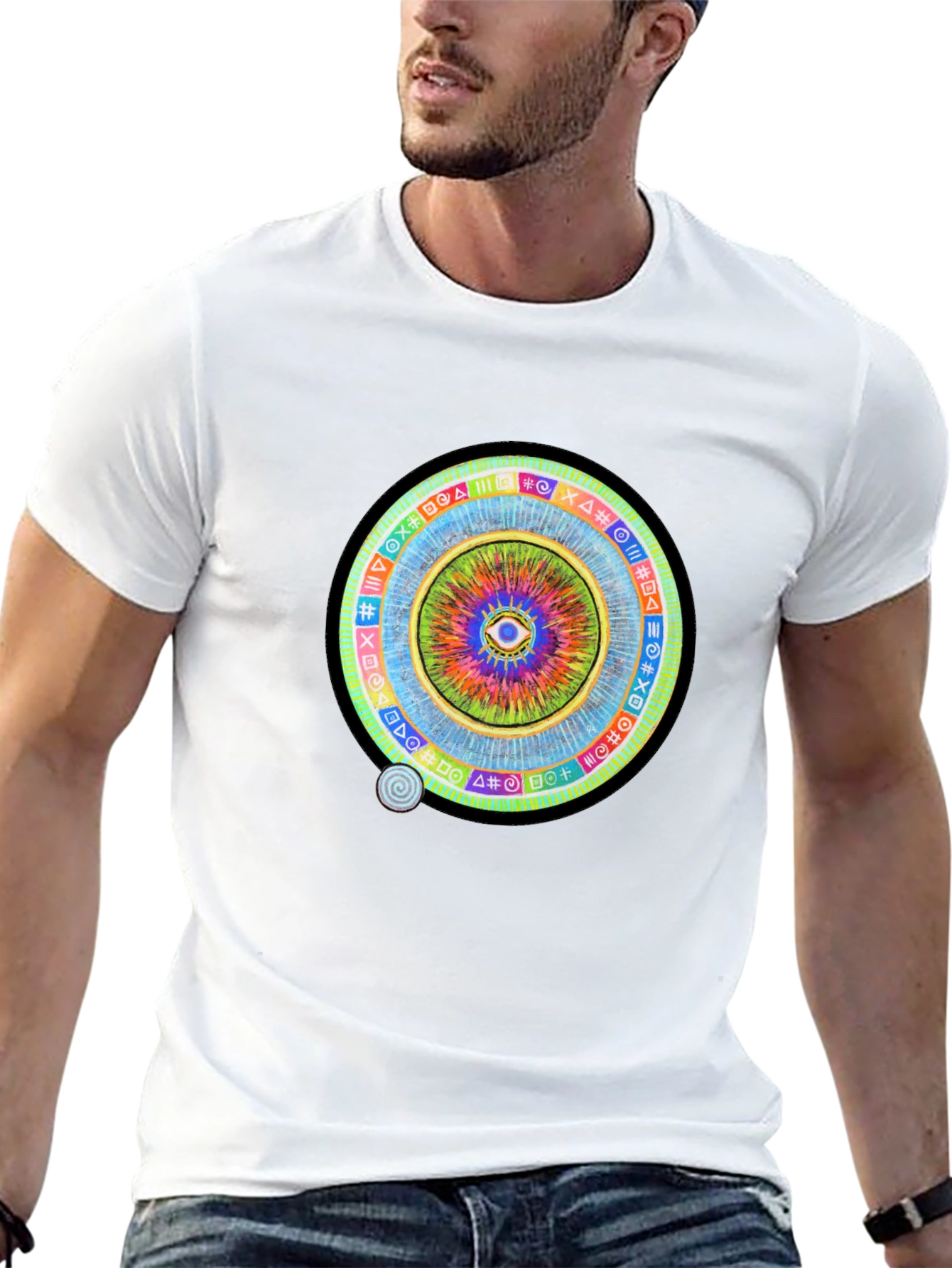 Mystic Eye Graphic Black T-Shirt
