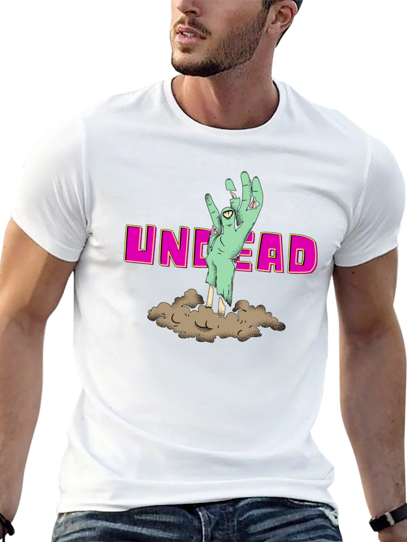Undead Graphic Tee - Zombie Hand T-Shirt