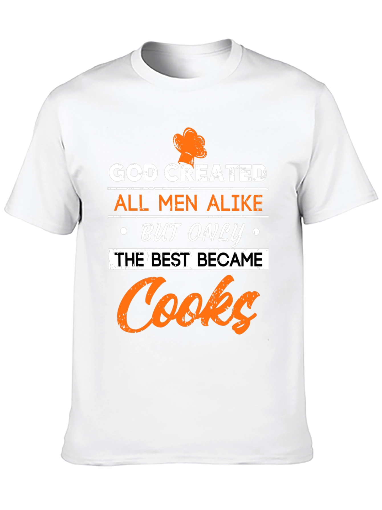 God Created Cooks T-Shirt - Black Graphic Tee