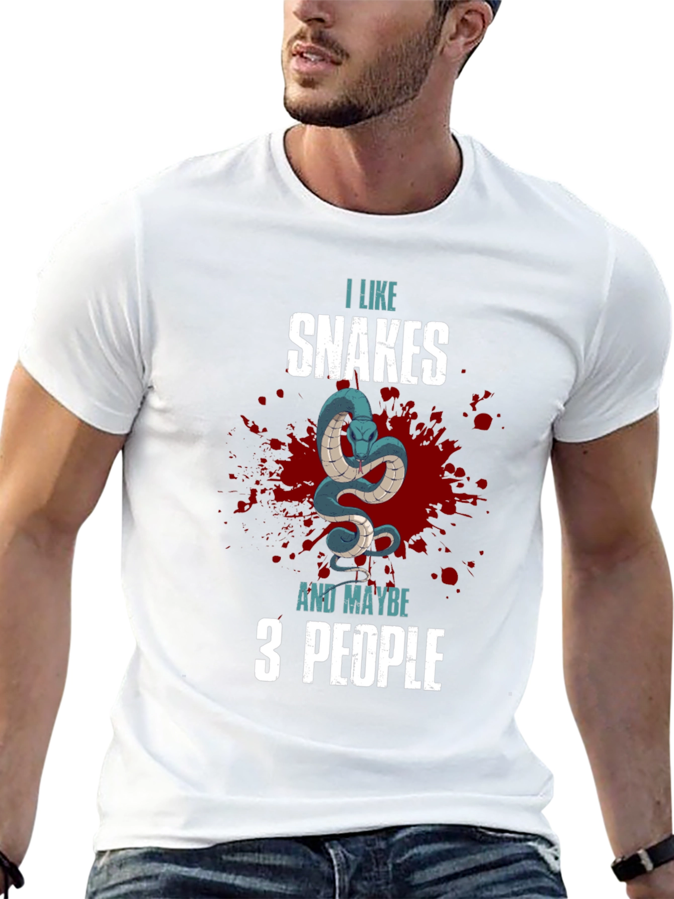 I Like Snakes and Maybe 3 People T-Shirt