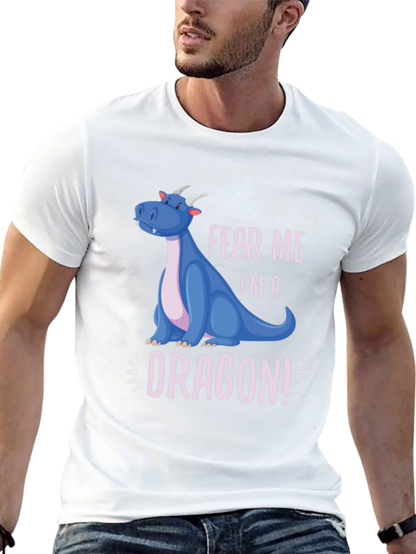 Fear Me Im A Dragon! Graphic Tee