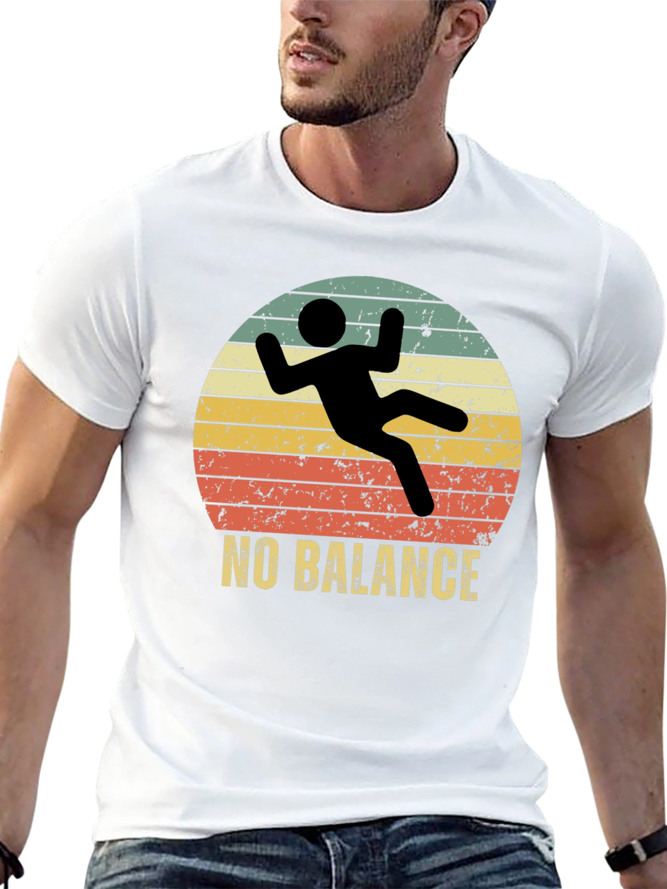 No Balance Funny Graphic Tee