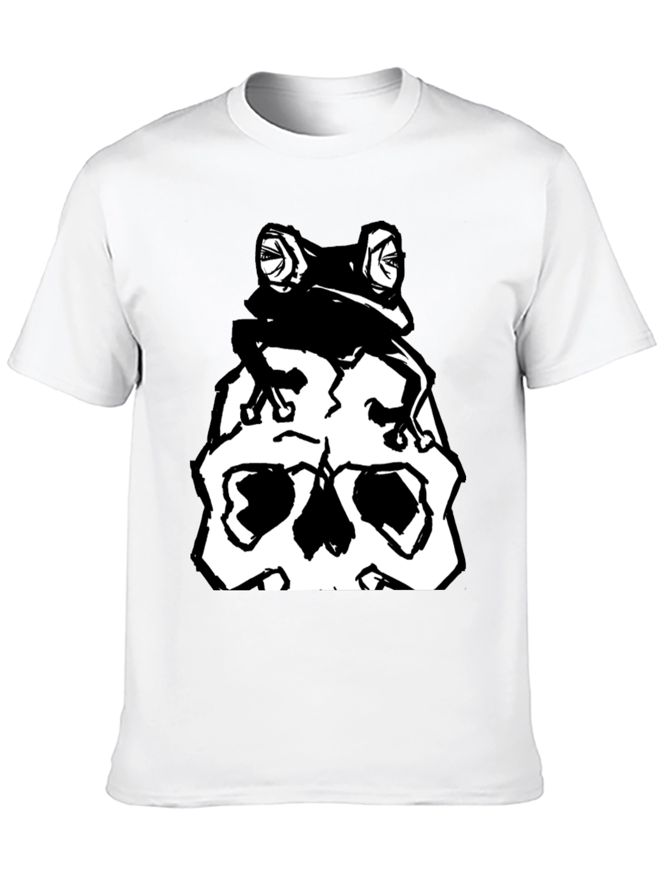 Frog Skull T-Shirt - Dark Humor Graphic Tee