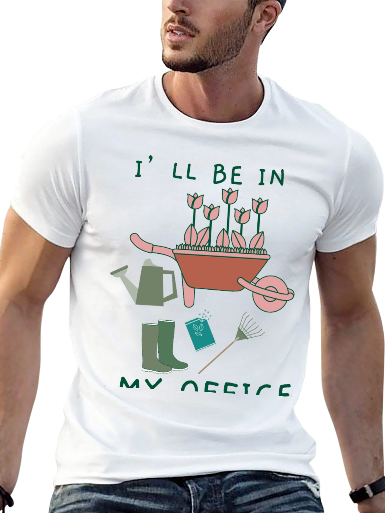 Gardening Office Graphic Tee