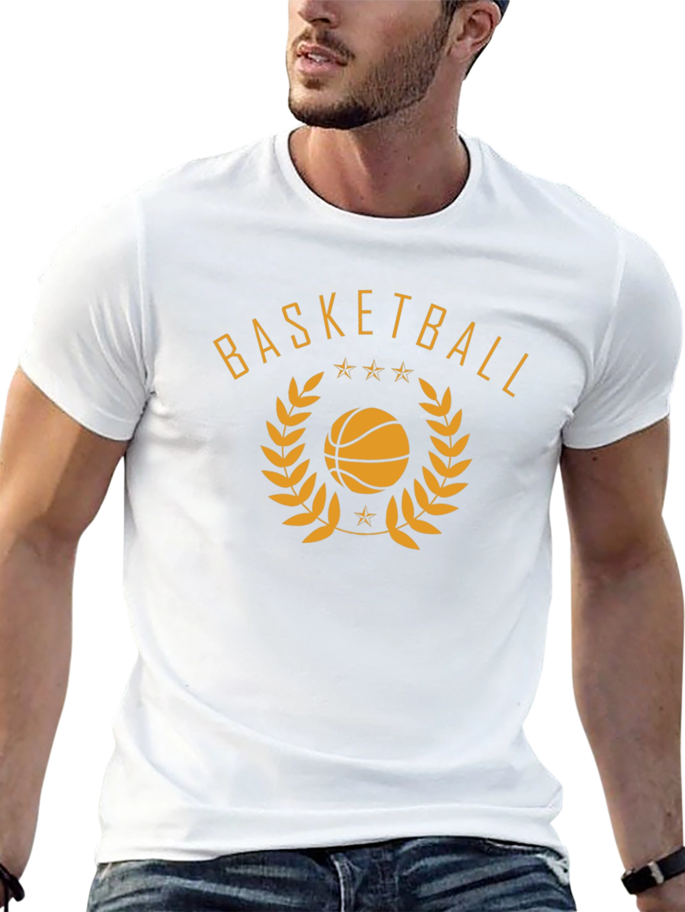 Basketball Graphic T-Shirt - Black