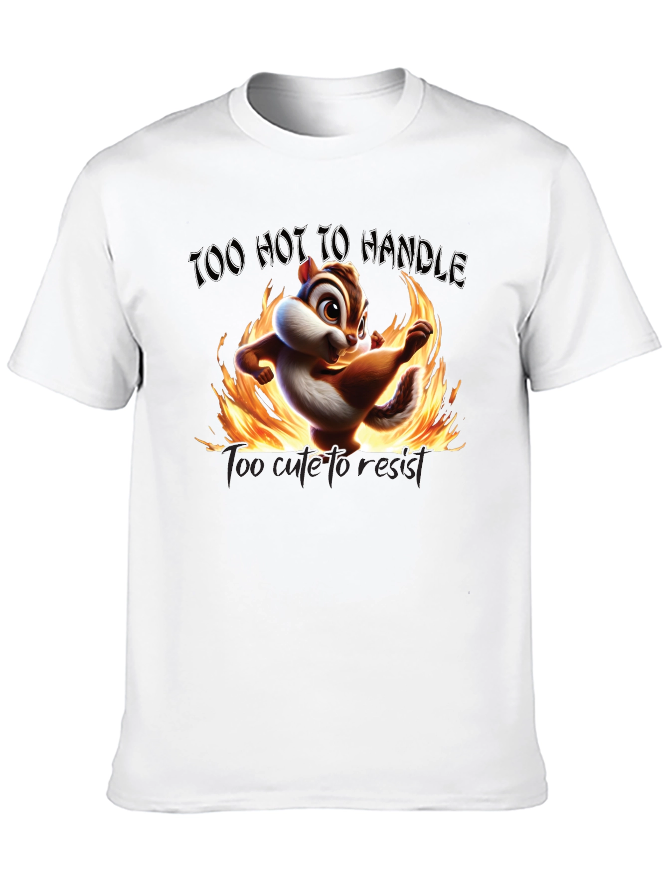 Too Hot To Handle Chipmunk Graphic Tee