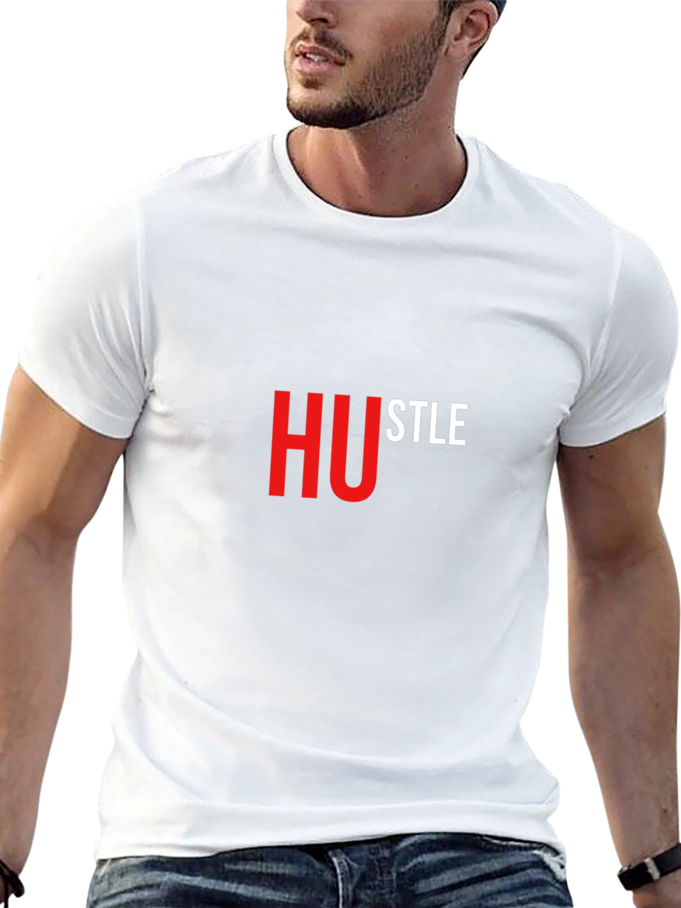 Hustle Graphic Tee - Stylish & Motivational