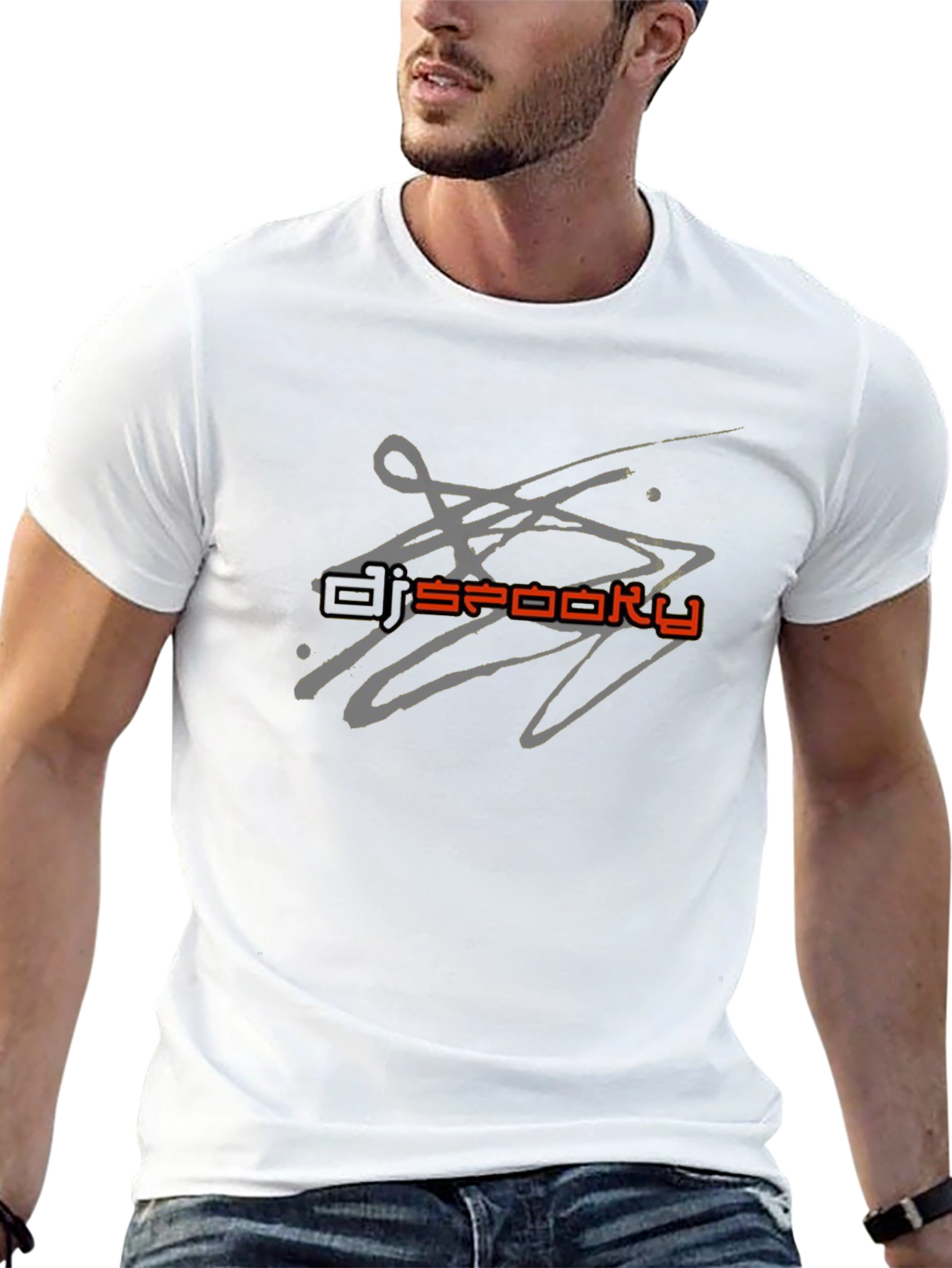 DJ Spooky Graphic Black T-Shirt