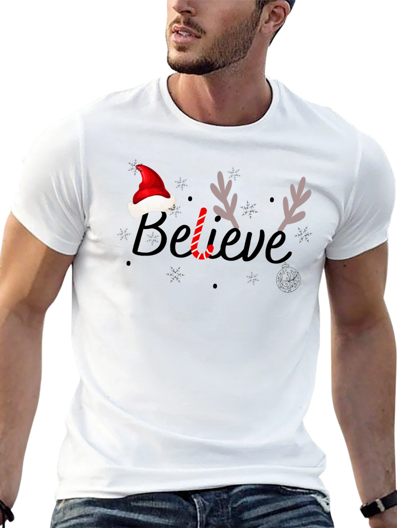 Believe Christmas T-Shirt: Festive Holiday Tee