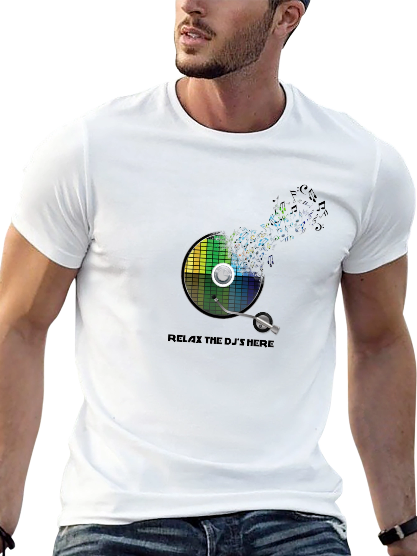DJs Here Graphic Tee - Music Lovers T-Shirt